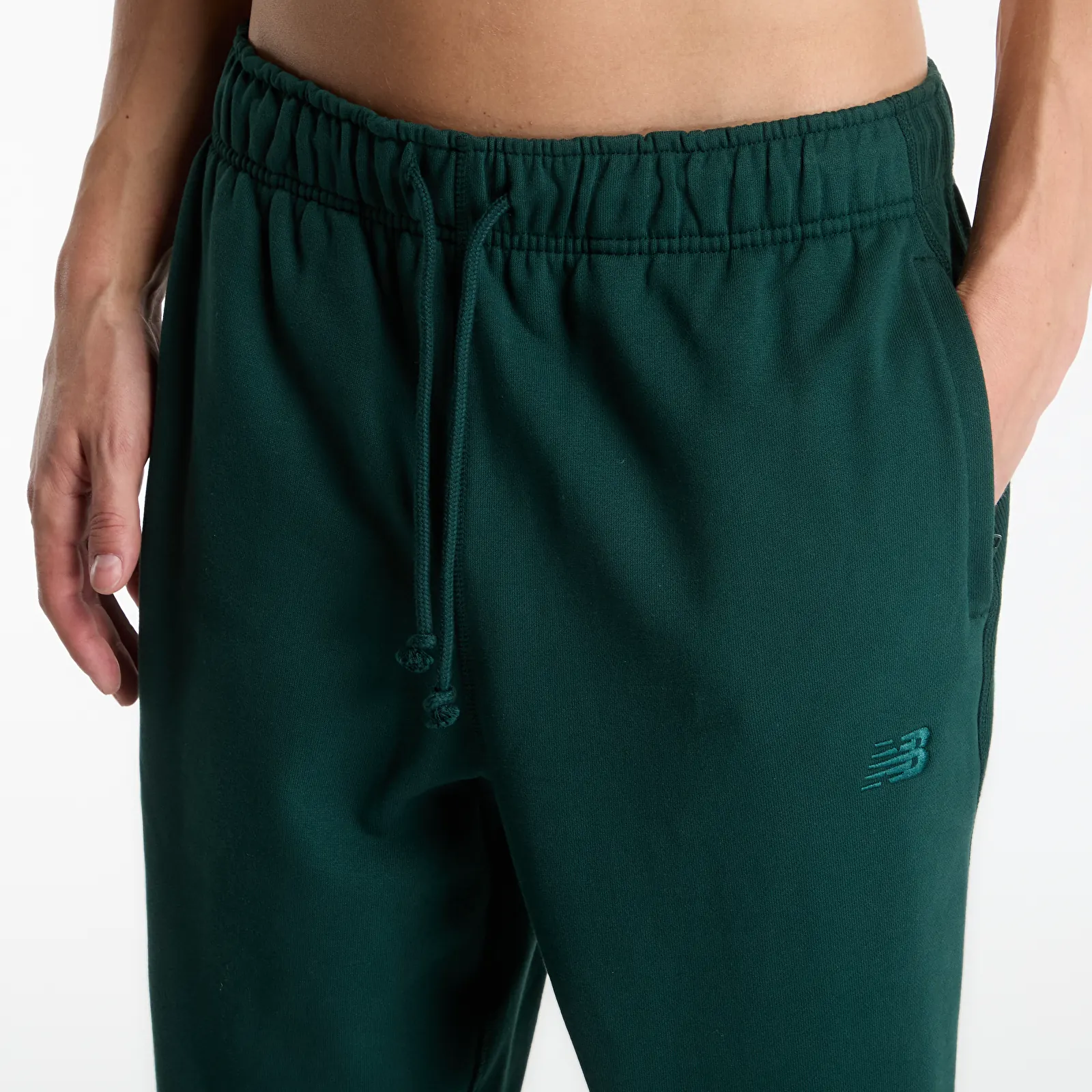 Pánske tepláky New Balance Athletics French Terry Jogger Nordic Green