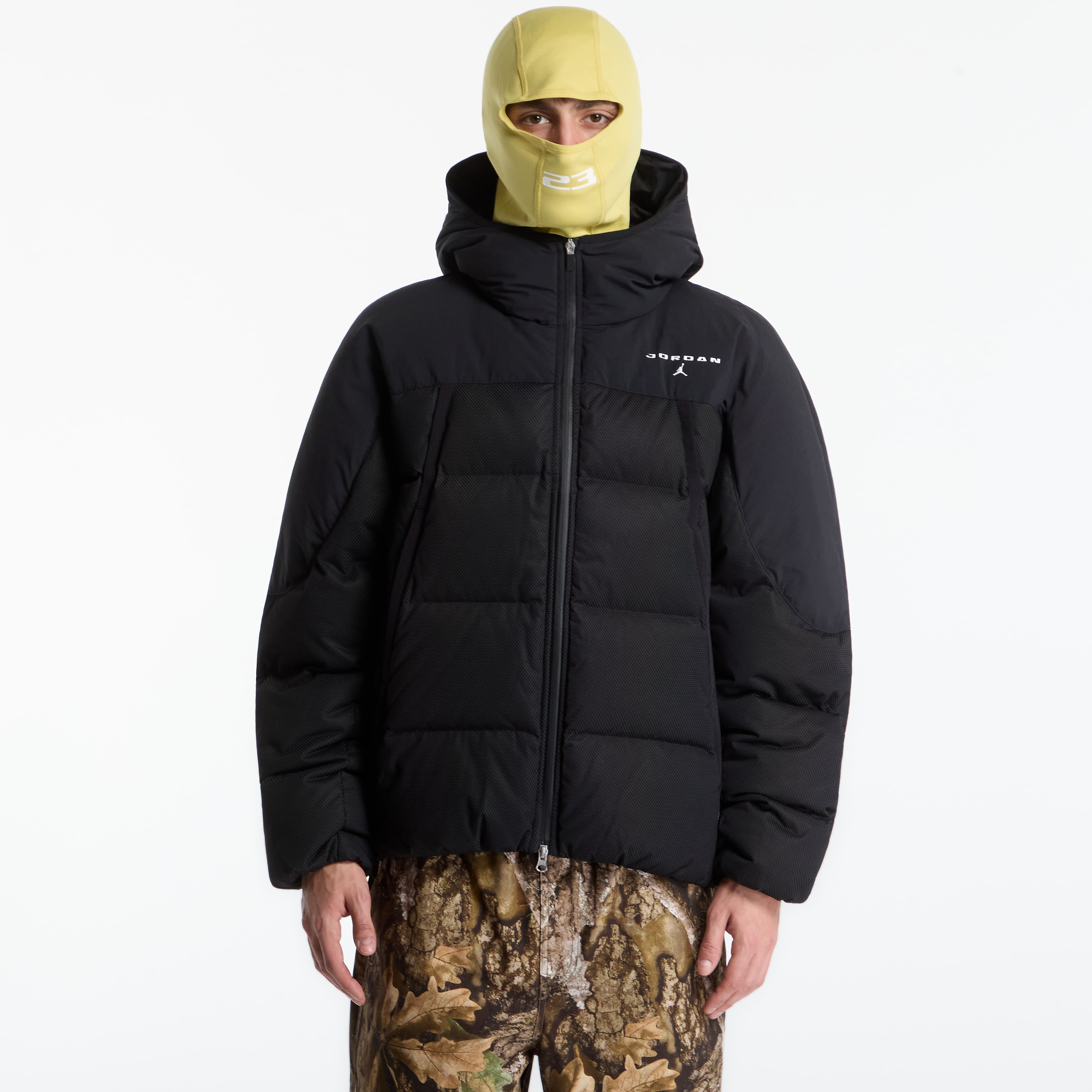 Пухено яке Jordan Flight Mountainside Puffer Jacket Black/ Celery/ Bright Citron M