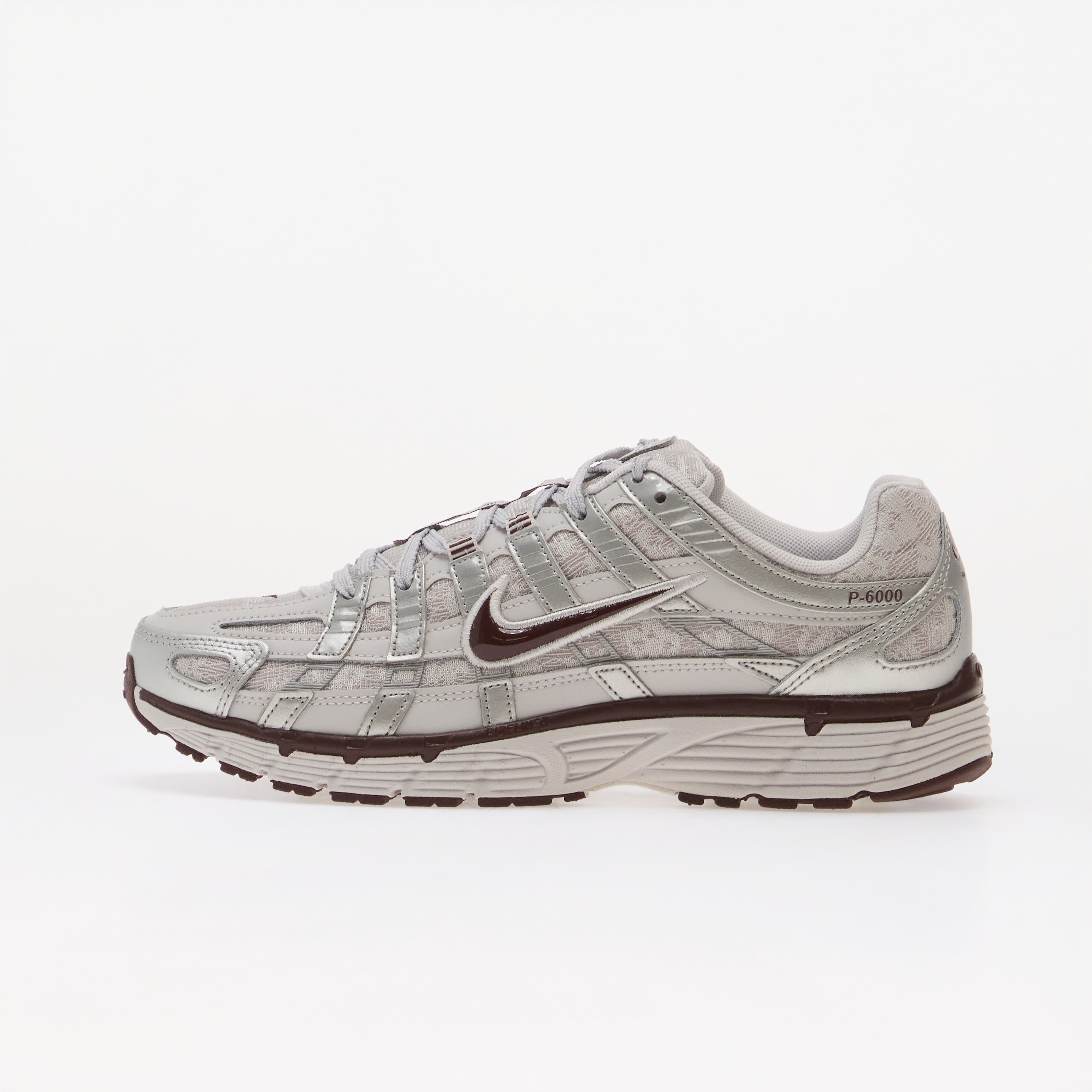 Сникърси Nike P-6000 Vast Grey/ Burgundy Crush-Metallic Silver EUR 44.5