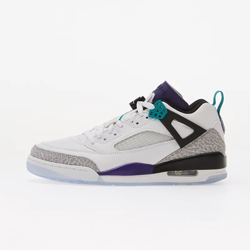 Jordan Spizike Low White/ Rio Teal-Court Purple