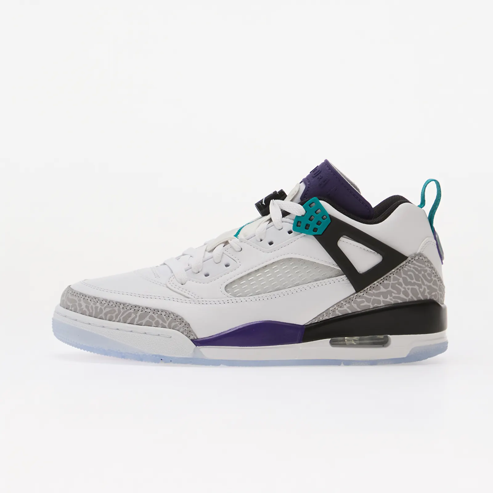 Baskets homme Jordan Spizike Low White/ Rio Teal-Court Purple