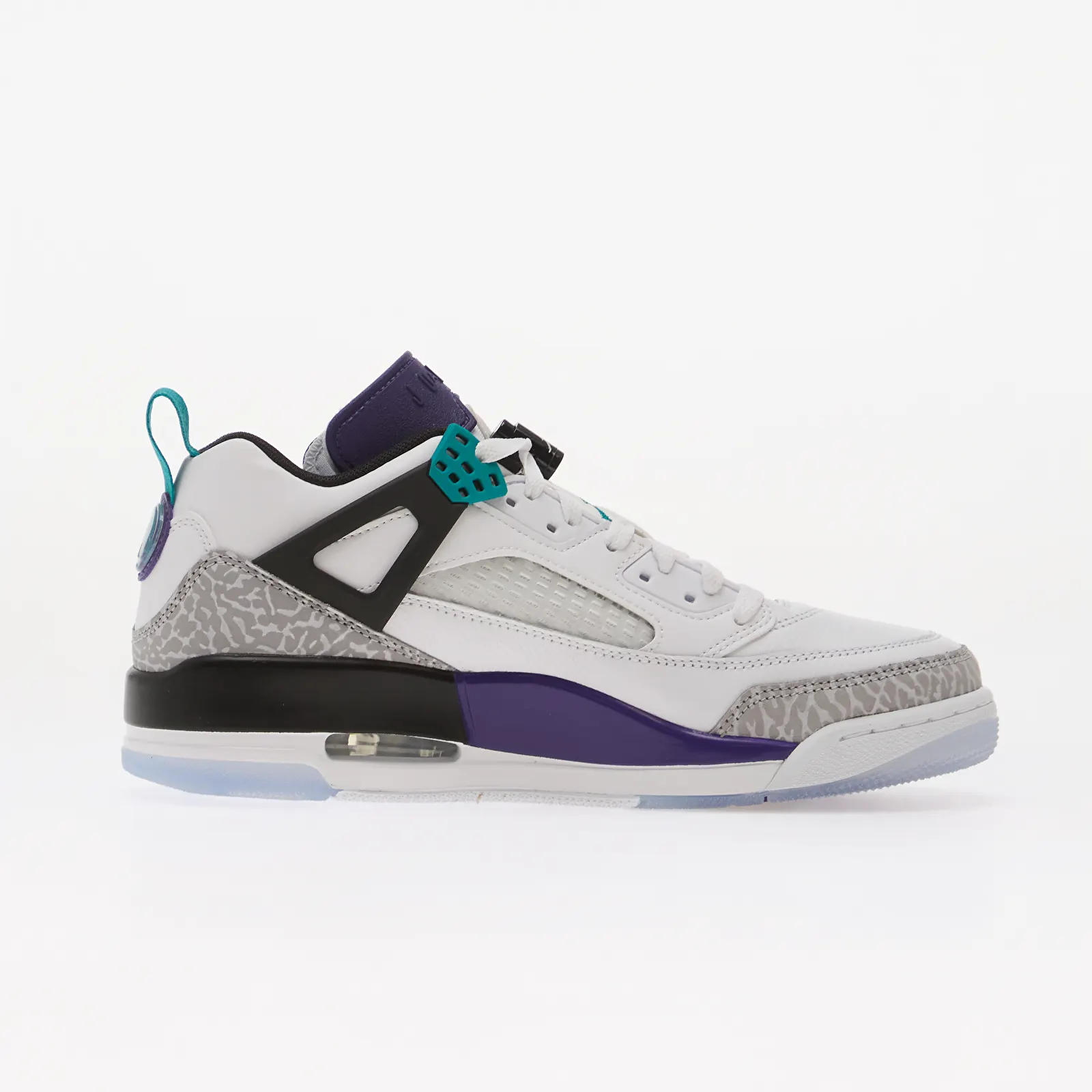 Baskets homme Jordan Spizike Low White/ Rio Teal-Court Purple