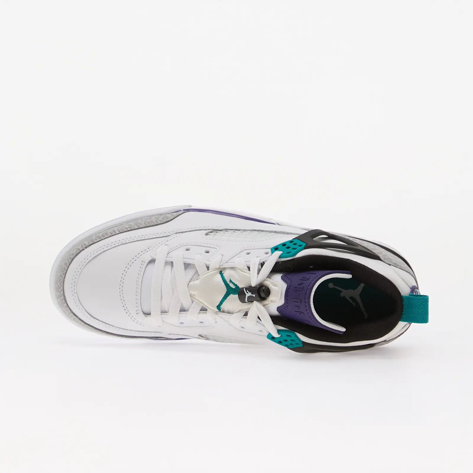 Baskets homme Jordan Spizike Low White/ Rio Teal-Court Purple