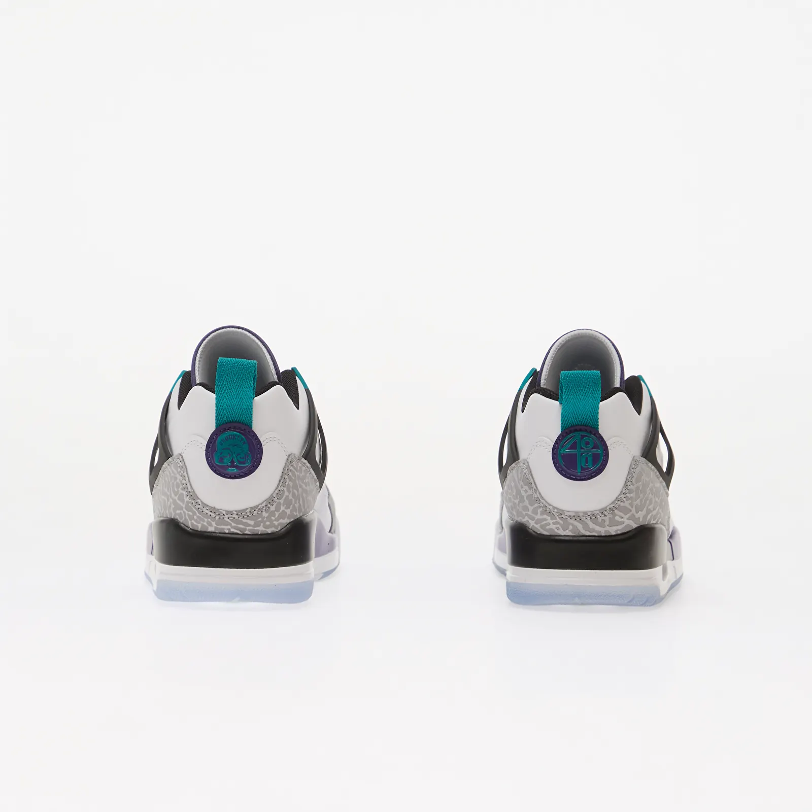 Baskets homme Jordan Spizike Low White/ Rio Teal-Court Purple