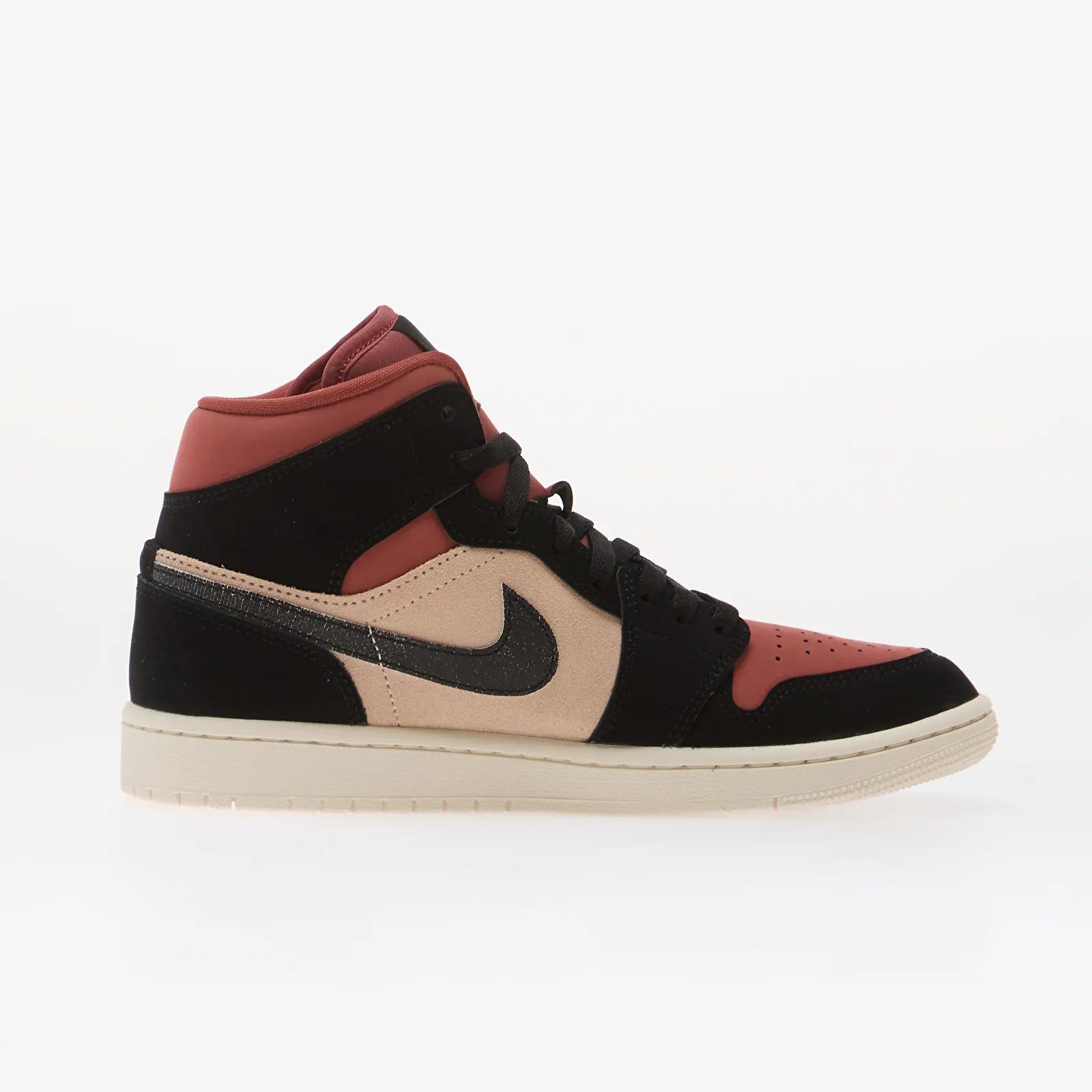 Baskets femme Air Jordan 1 Mid Particle Beige/ Black-Canyon Rust-Sail