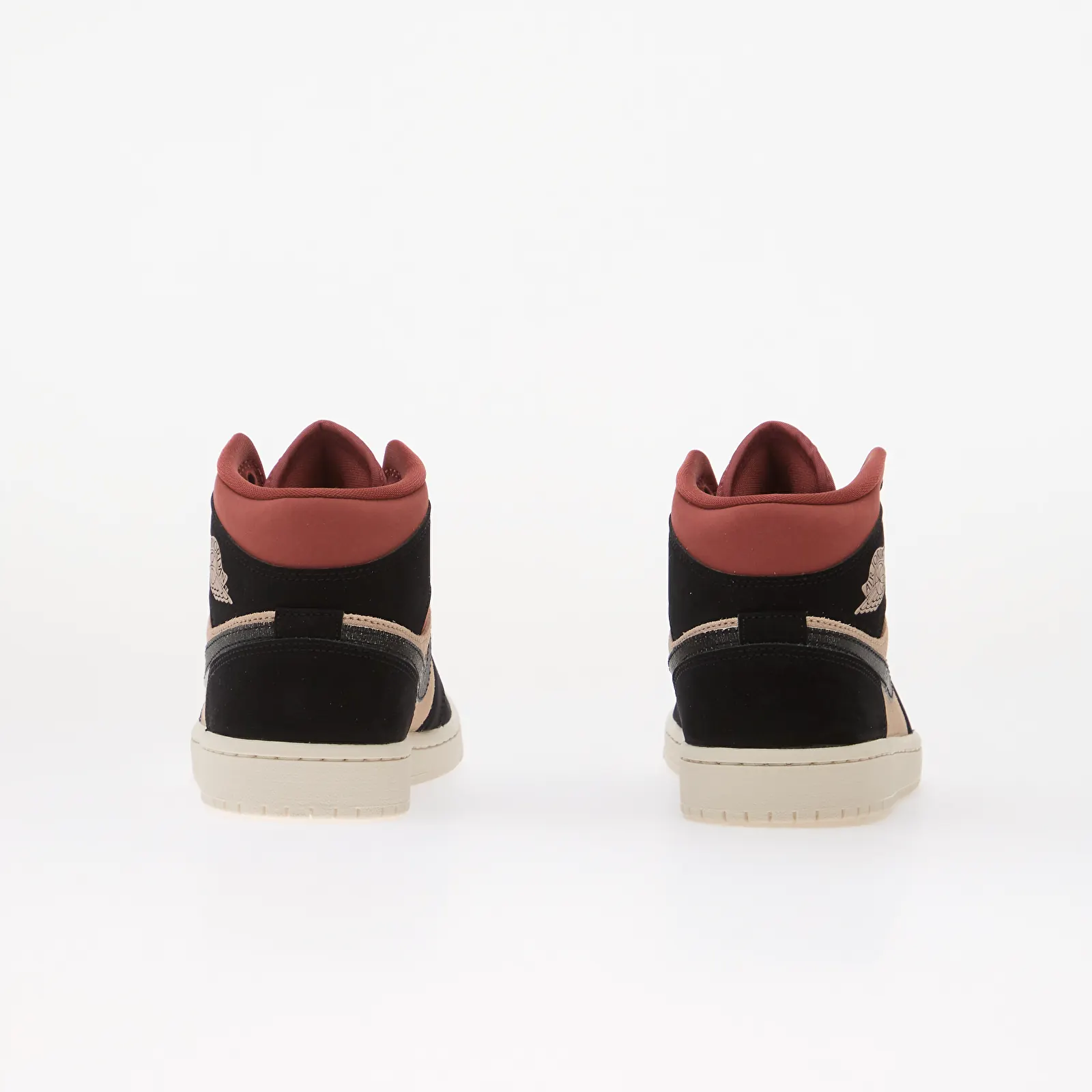 Baskets femme Air Jordan 1 Mid Particle Beige/ Black-Canyon Rust-Sail