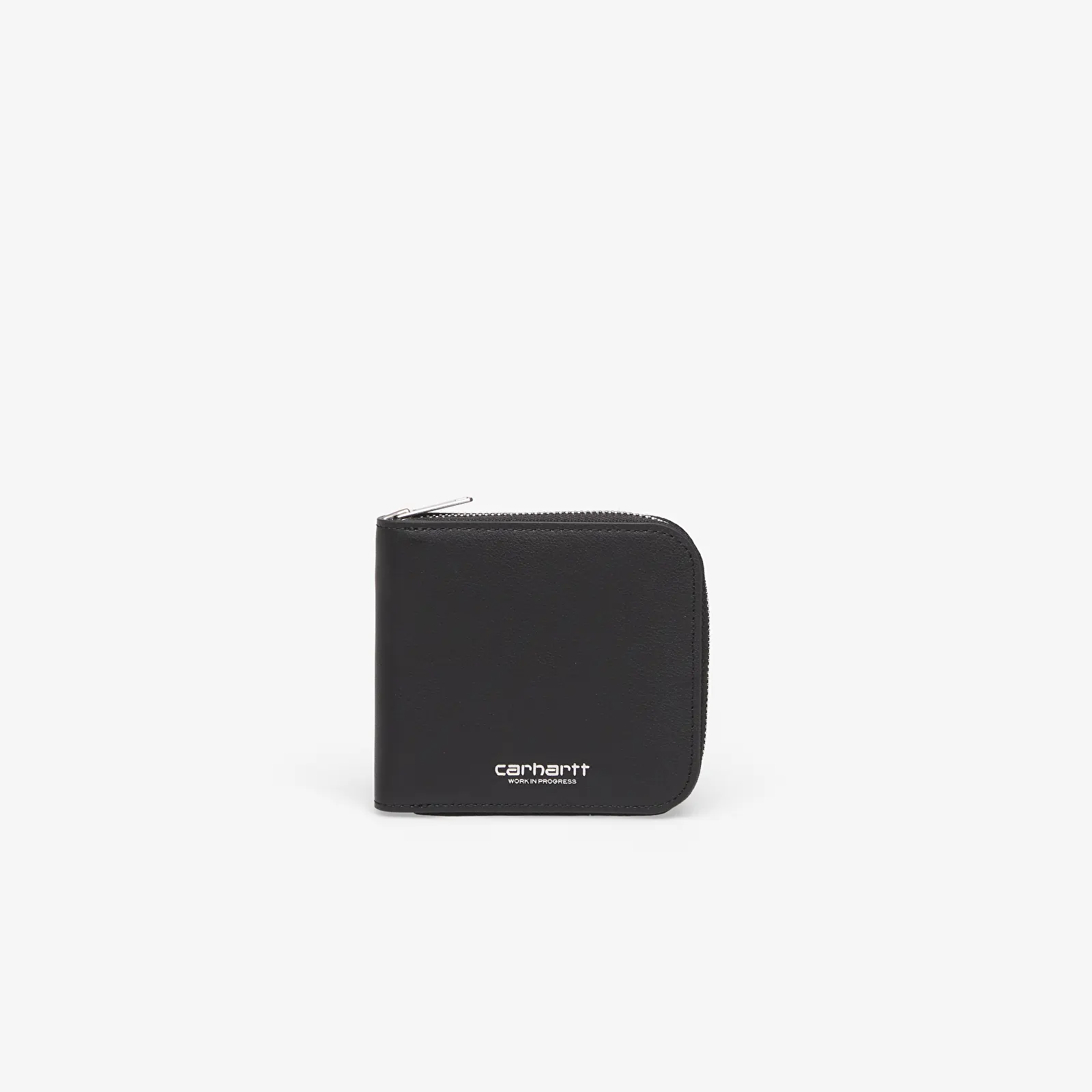 Moške denarnice  Carhartt WIP Leather Wallet Black/ Silver