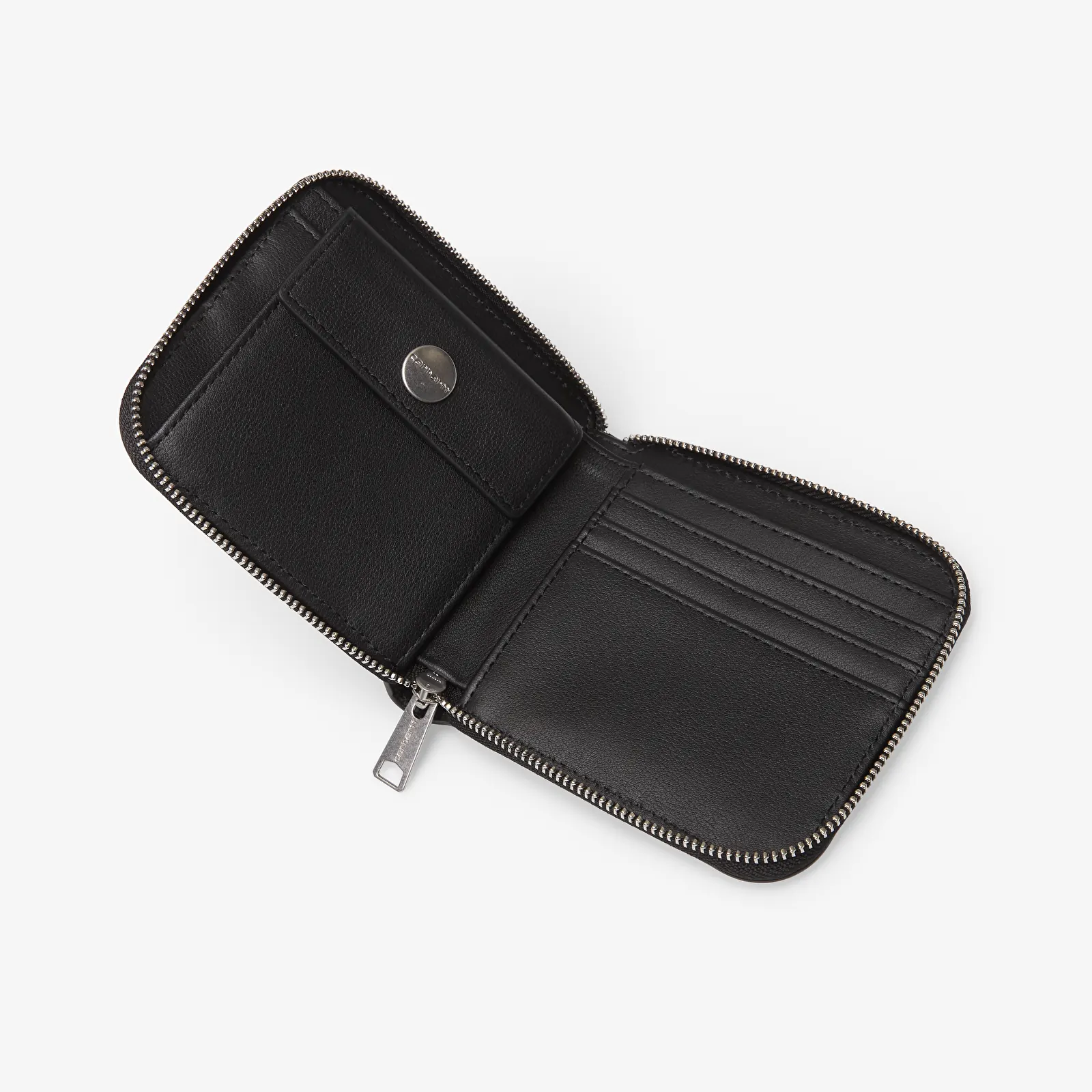 Moške denarnice  Carhartt WIP Leather Wallet Black/ Silver