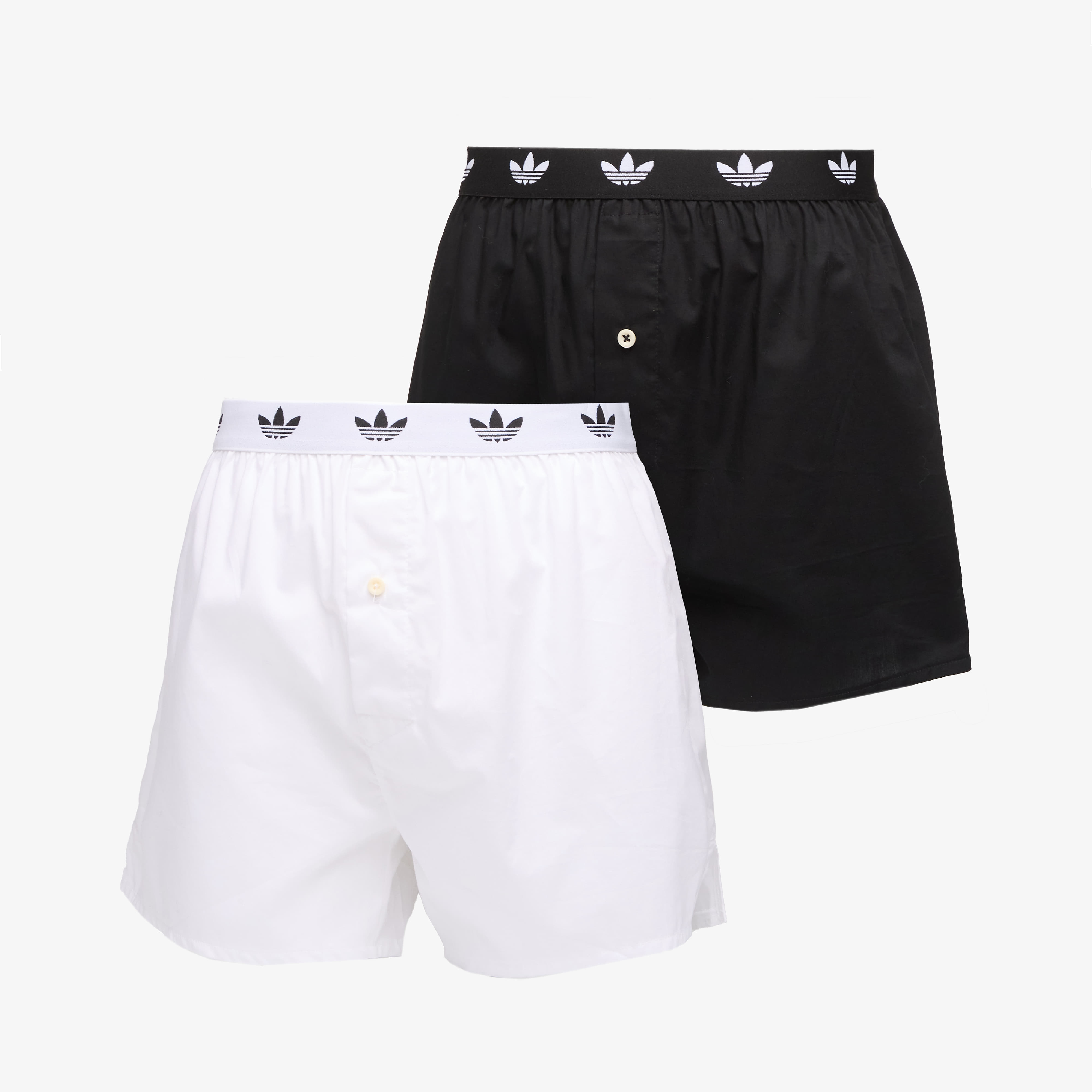 Боксерки adidas Woven Boxer 2-Pack Black/ White XXL