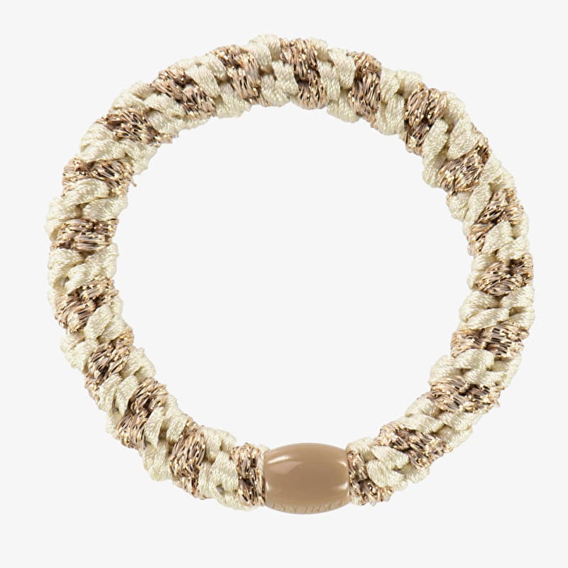 KKNEKKI Ivory-Beige glitter stripe