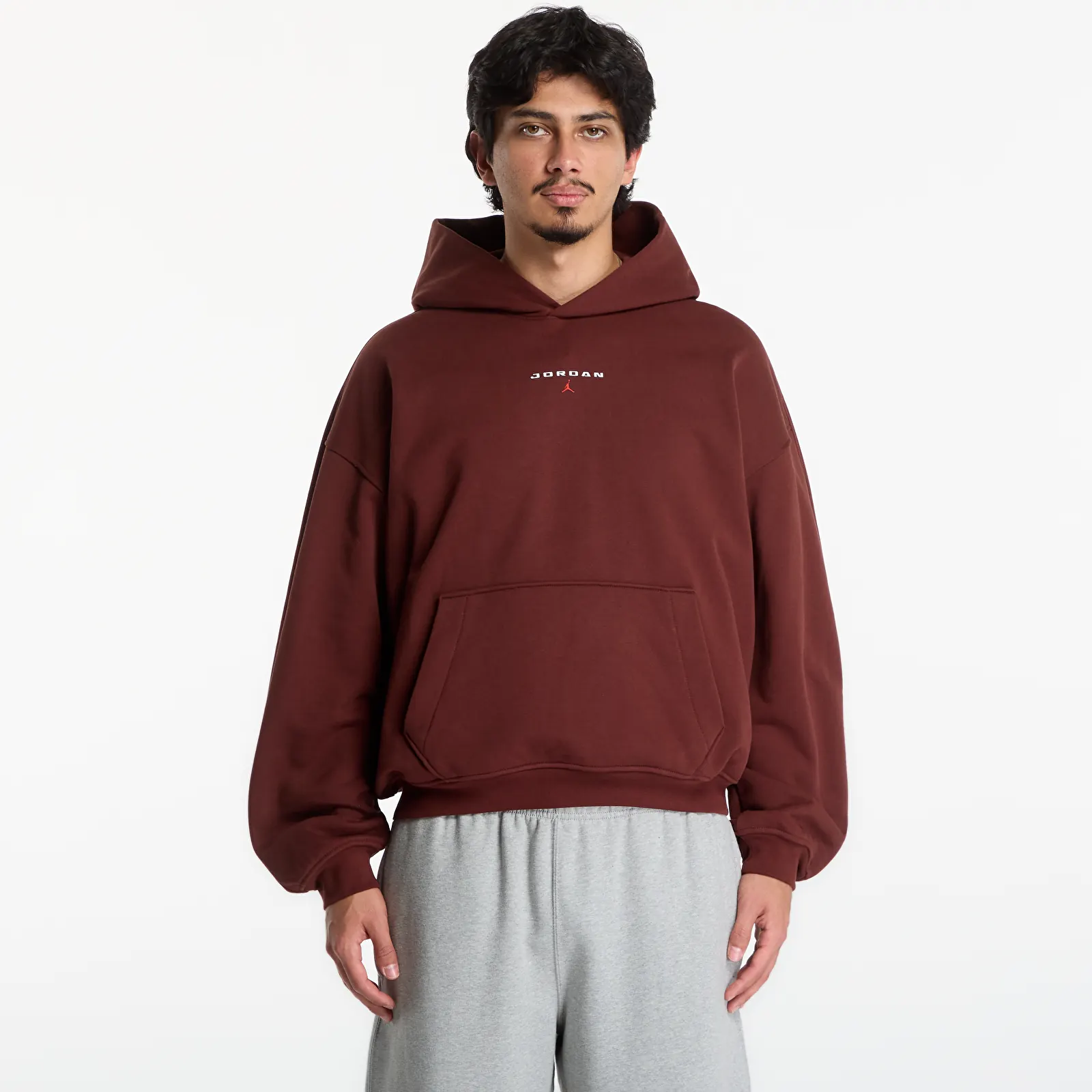 Hoodies voor heren Jordan Flight Fleece Oversized Pullover Hoodie Bronze Eclipse