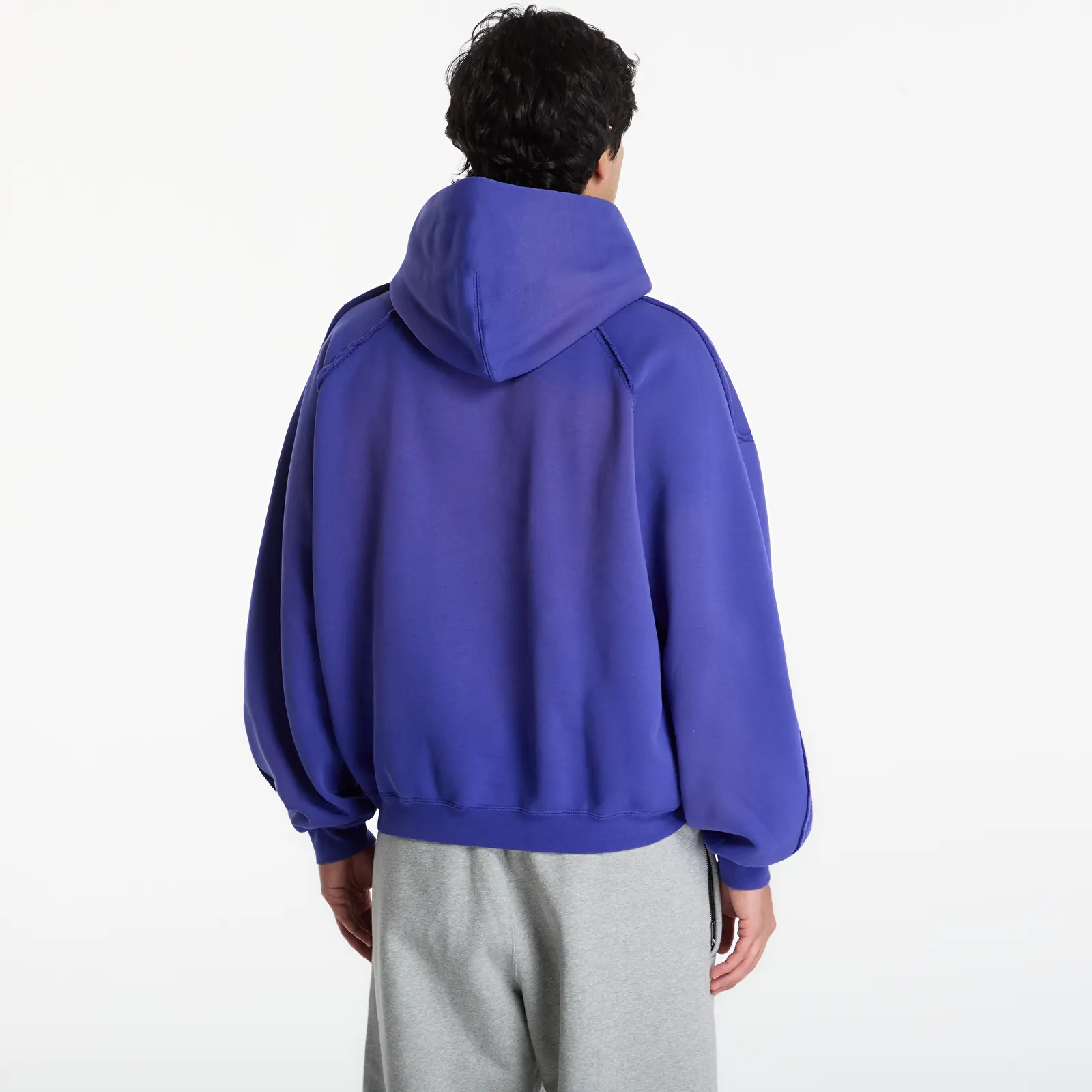 Pánske mikiny Jordan Flight Wings Fleece Pullover Hoodie Light Concord/ Sail