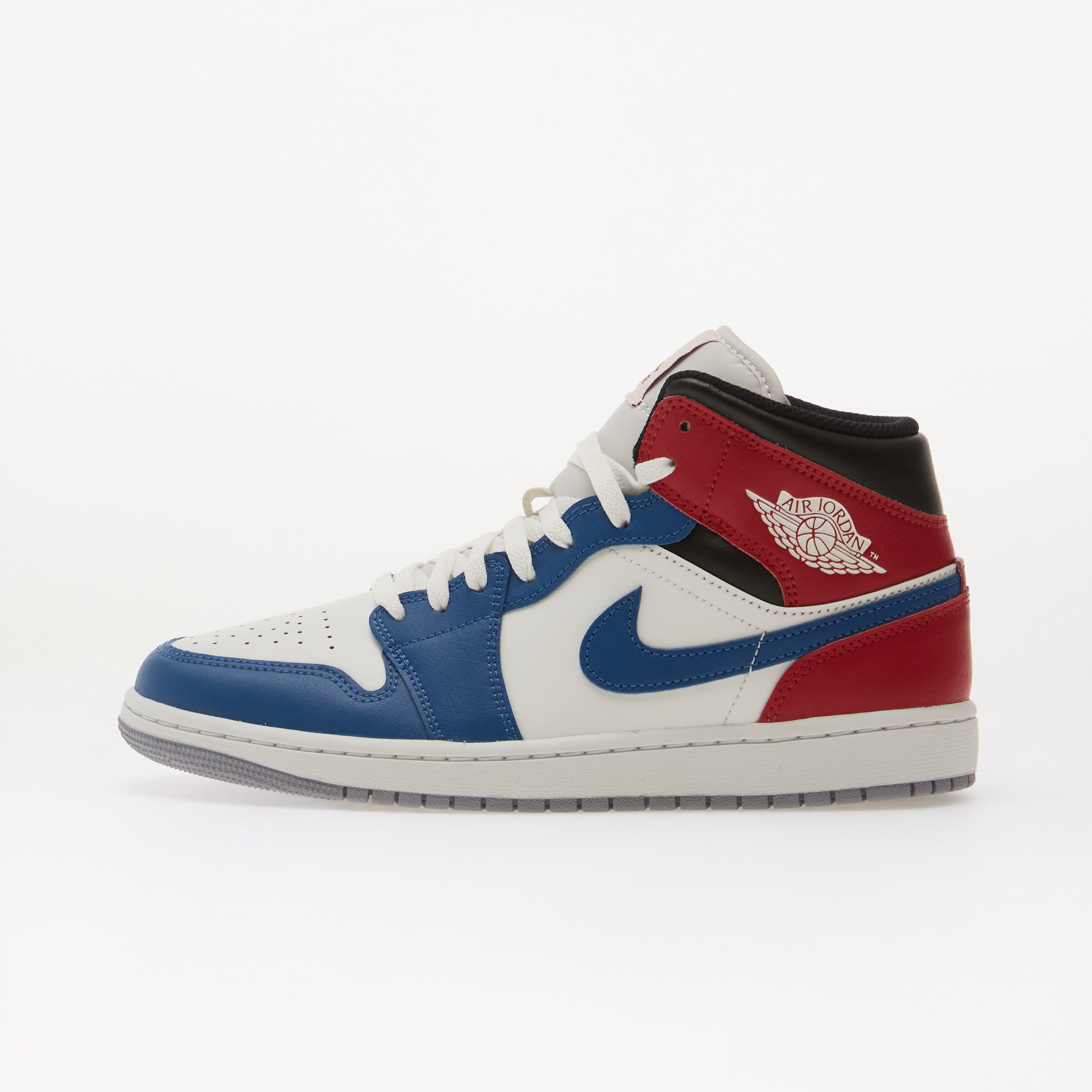 Сникърси Air Jordan 1 Mid True Blue/ Summit White-Varsity Red-Black EUR 45