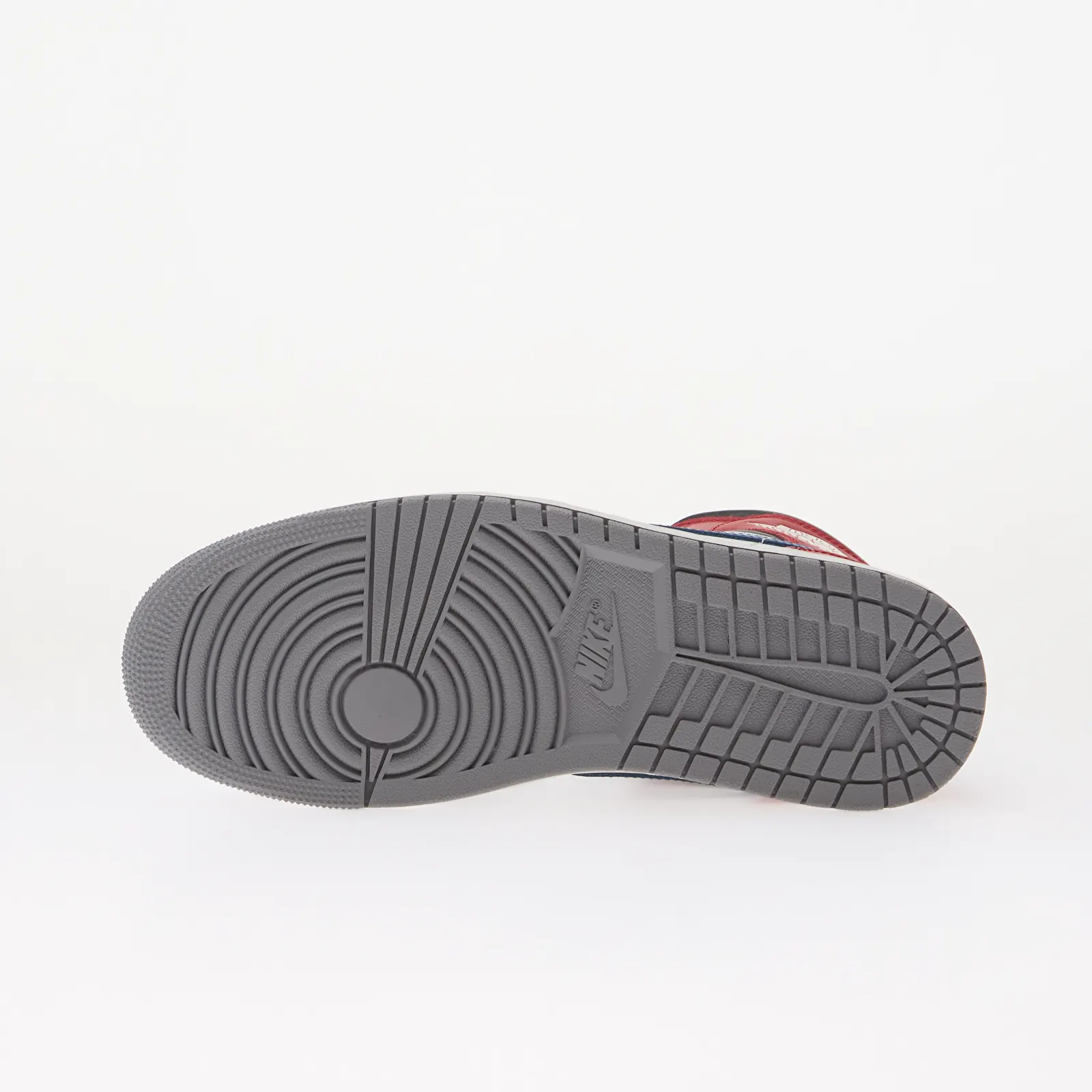 Мужские кроссовки Air Jordan 1 Mid True Blue/ Summit White-Varsity Red-Black