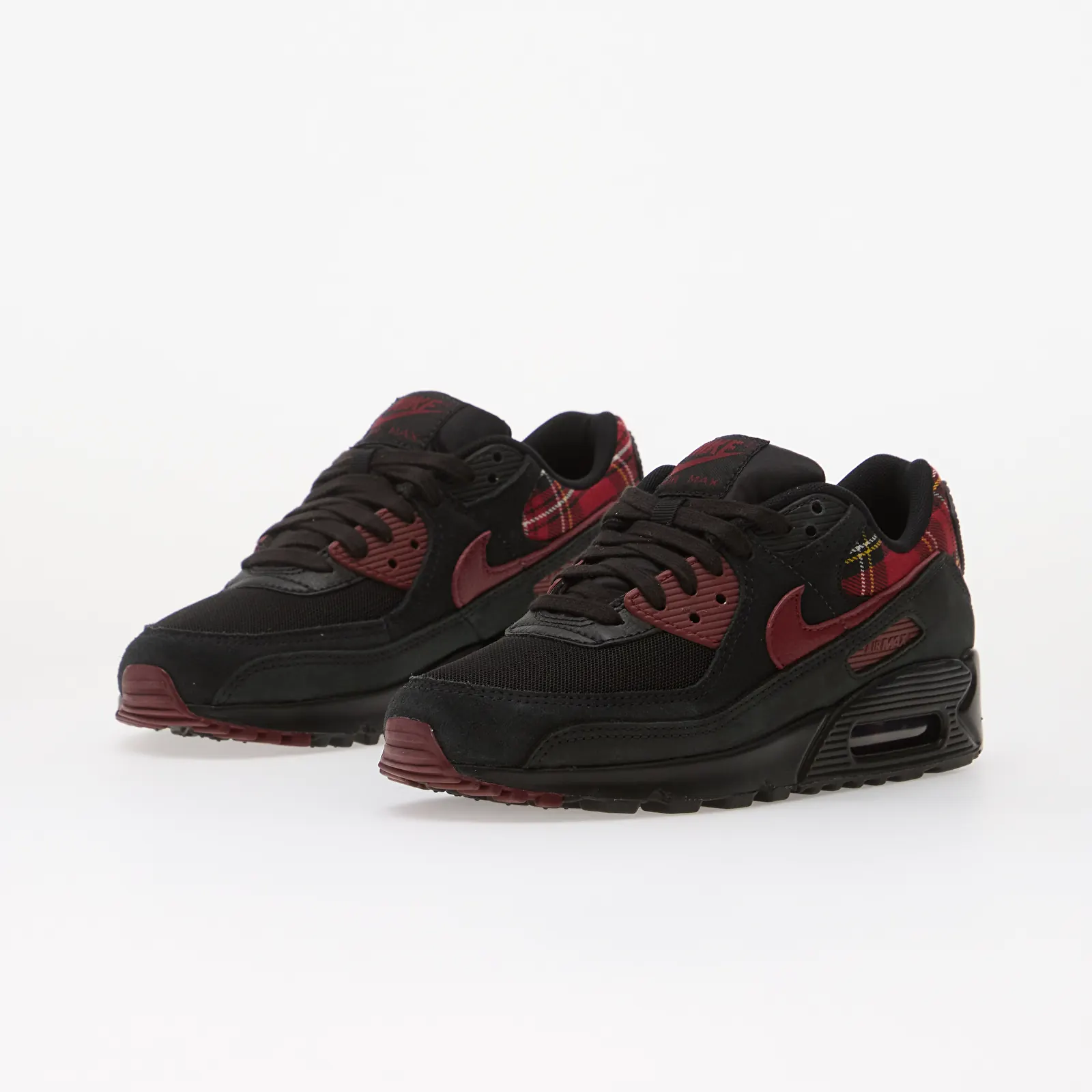 Sneakers donna Nike Air Max 90 "Plaid" Black/ Team Red-Tough Red-Yellow Ochre