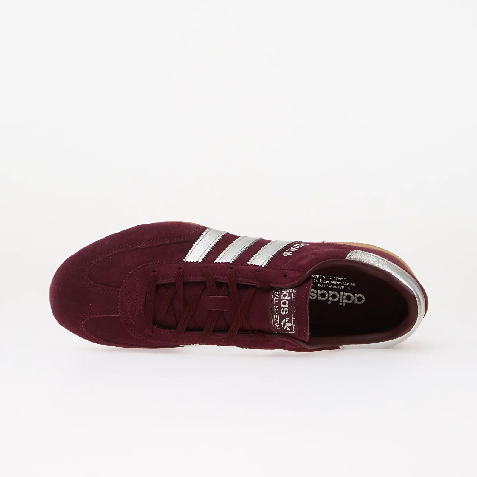Moteriški sportiniai bateliai ir avalynė adidas Handball Spezial Lo Pro Maroon/ Silver Met./ GUM 3