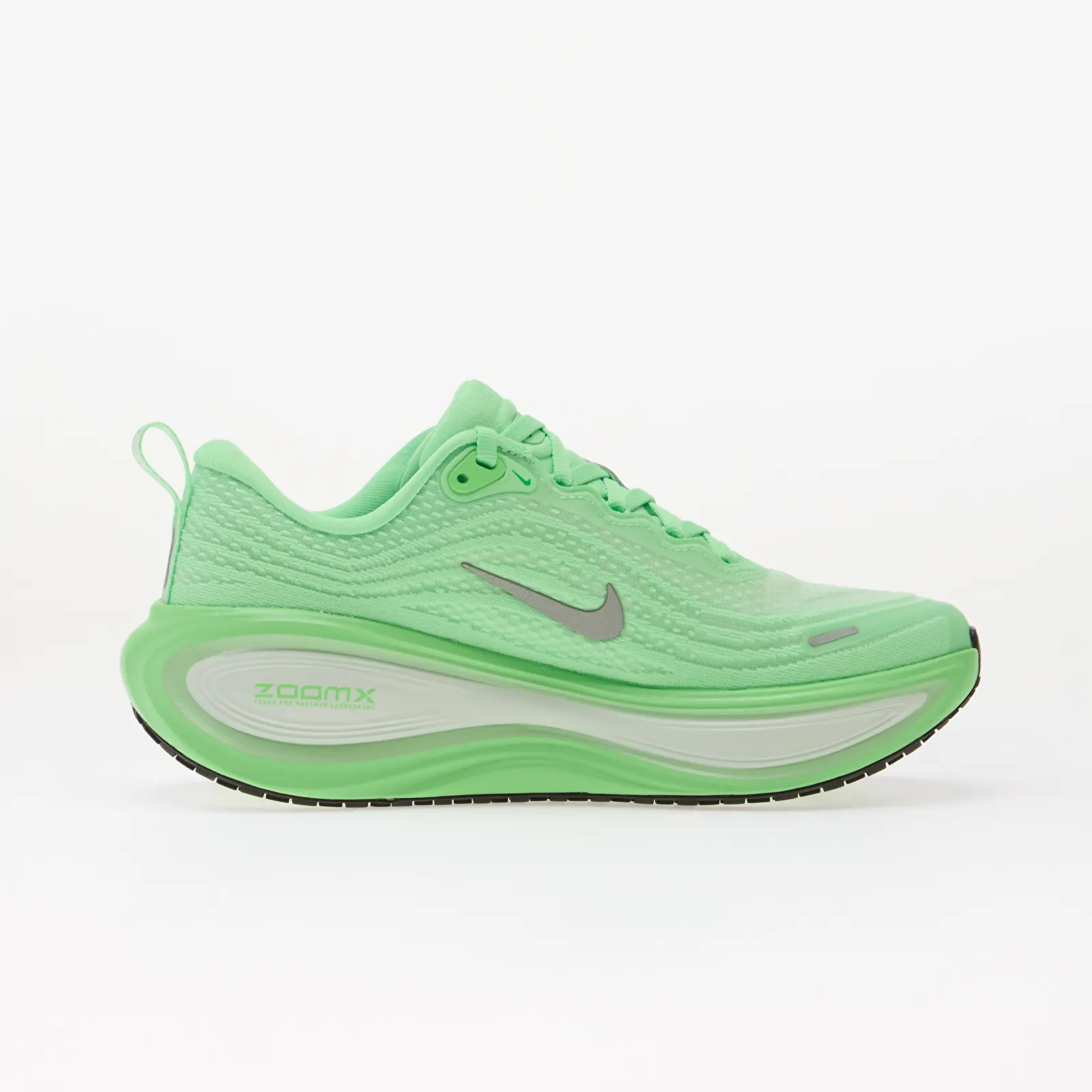 Женские кроссовки Nike Vomero Plus White/ Metallic Silver-Illusion Green