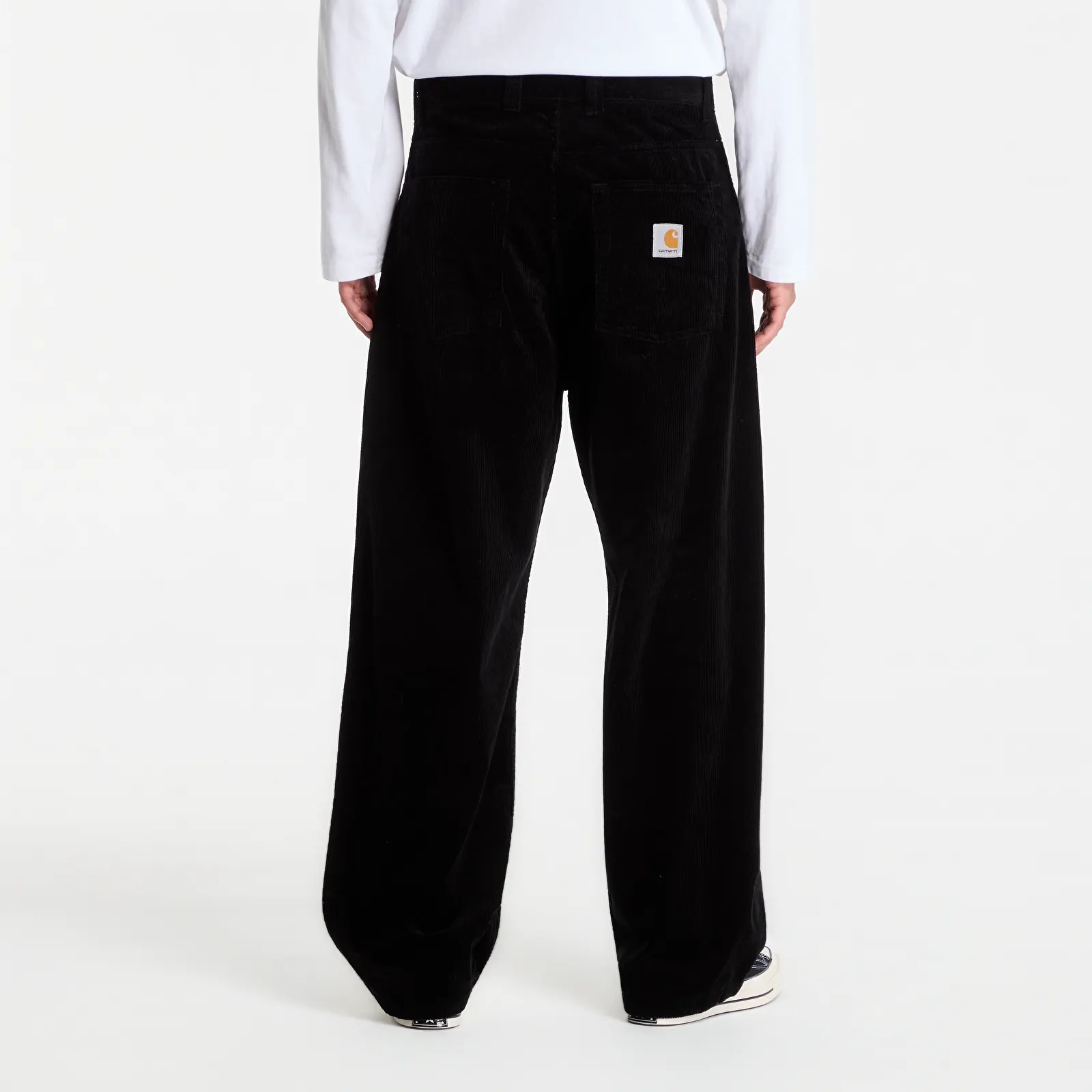 Pantalons homme Carhartt WIP Brandon Pants UNISEX Black Rinsed