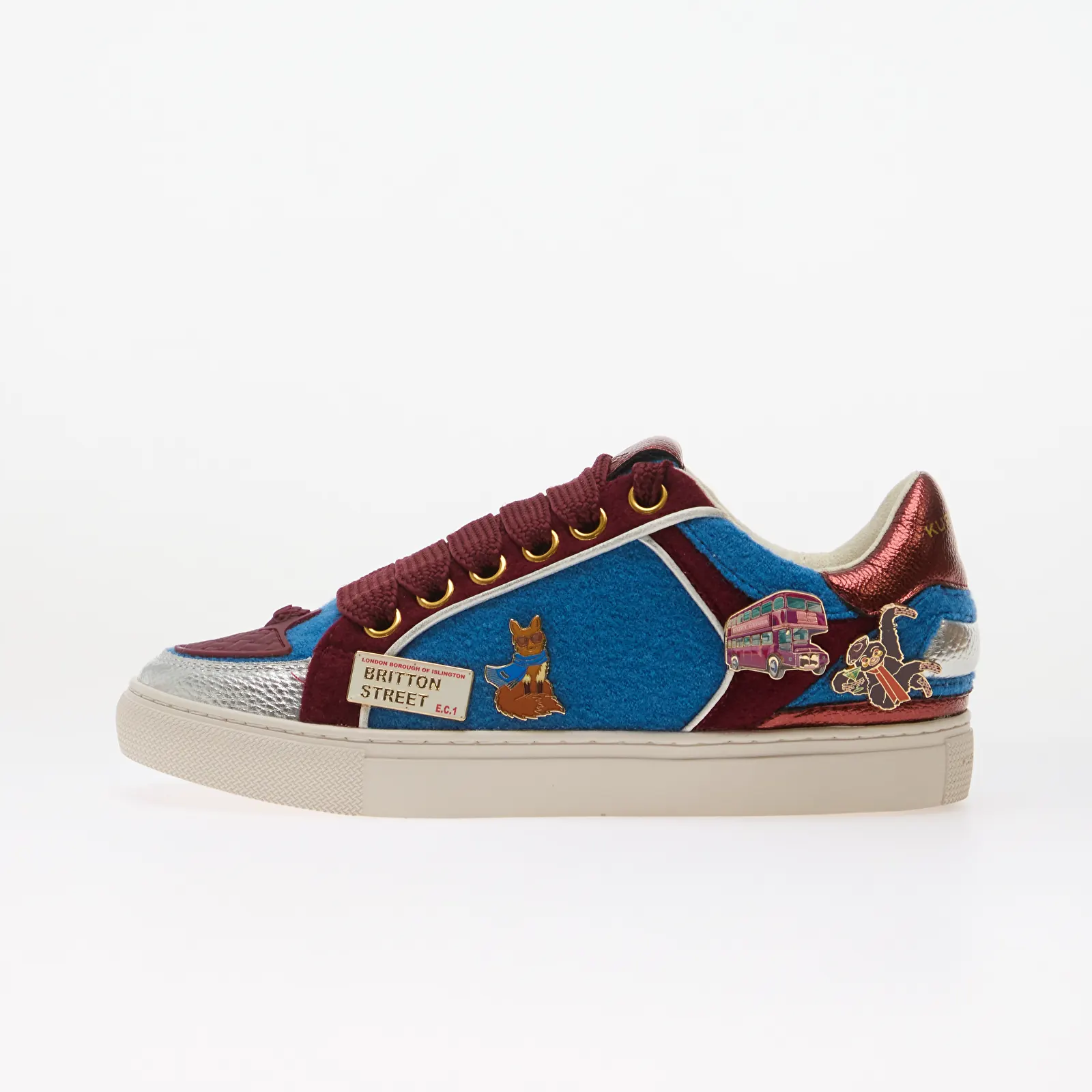 Dámske topánky a tenisky Kurt Geiger Southbank Tag Slim Blue