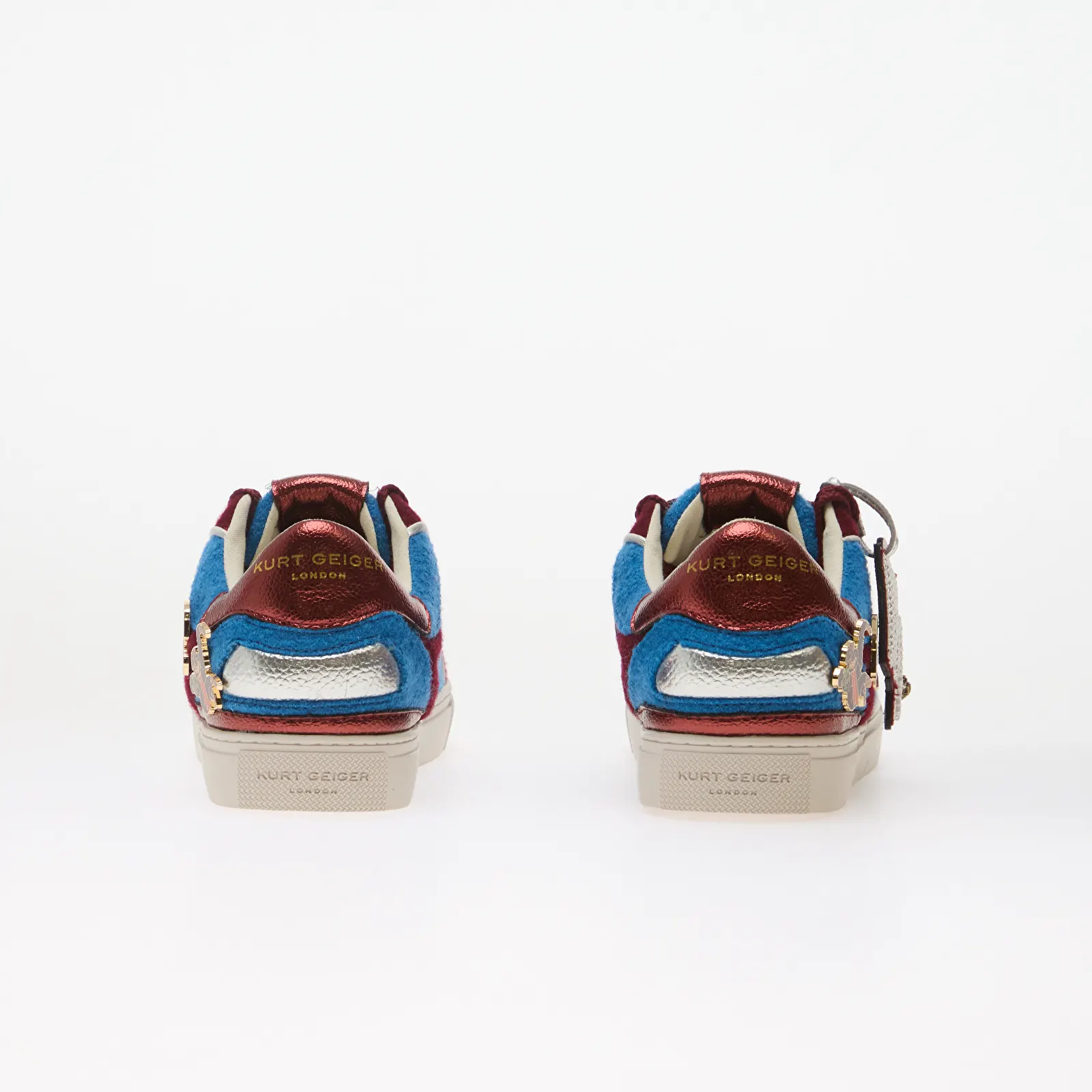 Dámske topánky a tenisky Kurt Geiger Southbank Tag Slim Blue