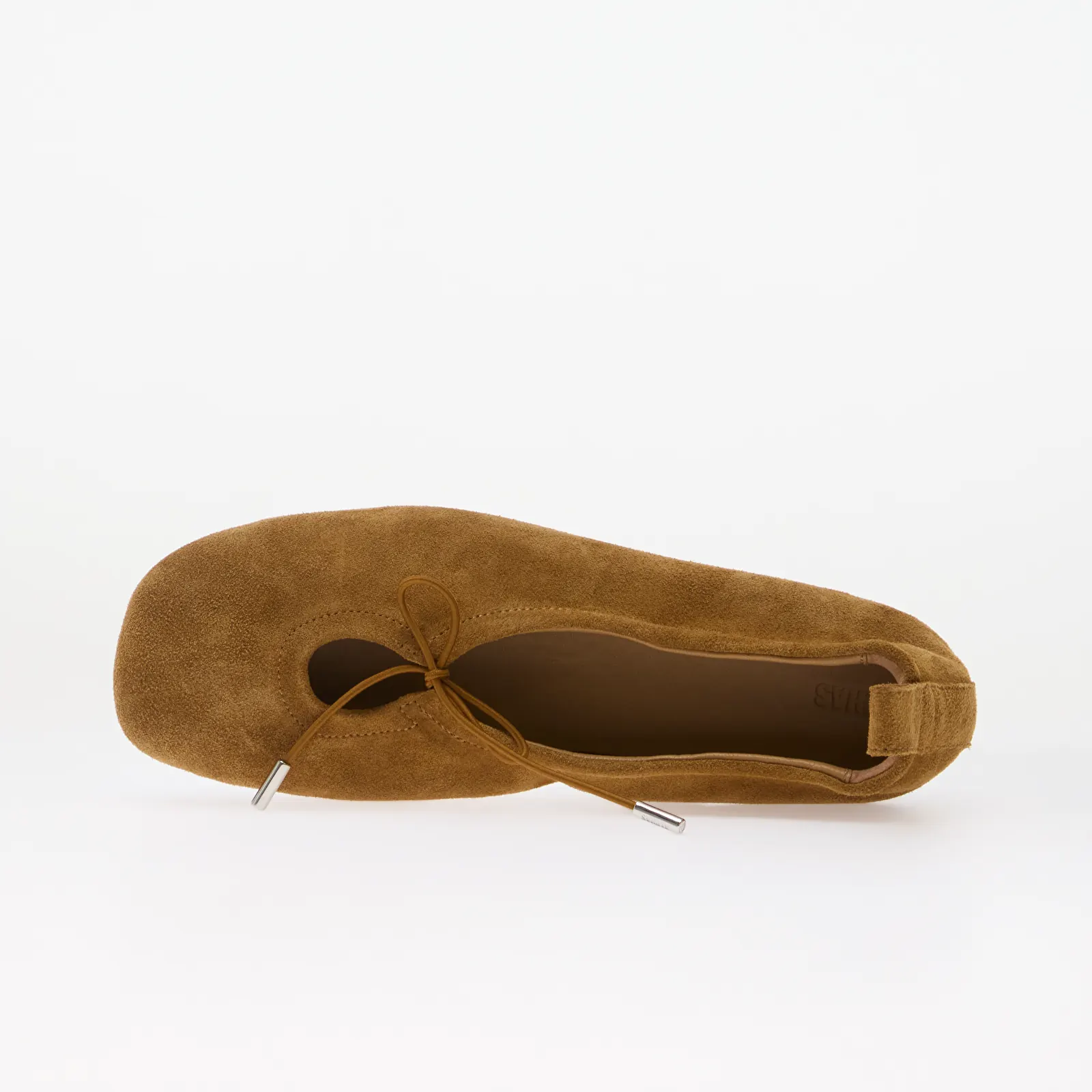 Sneakerși pentru femei Alohas Rosalind Suede Tan Leather Ballet Flats Tan