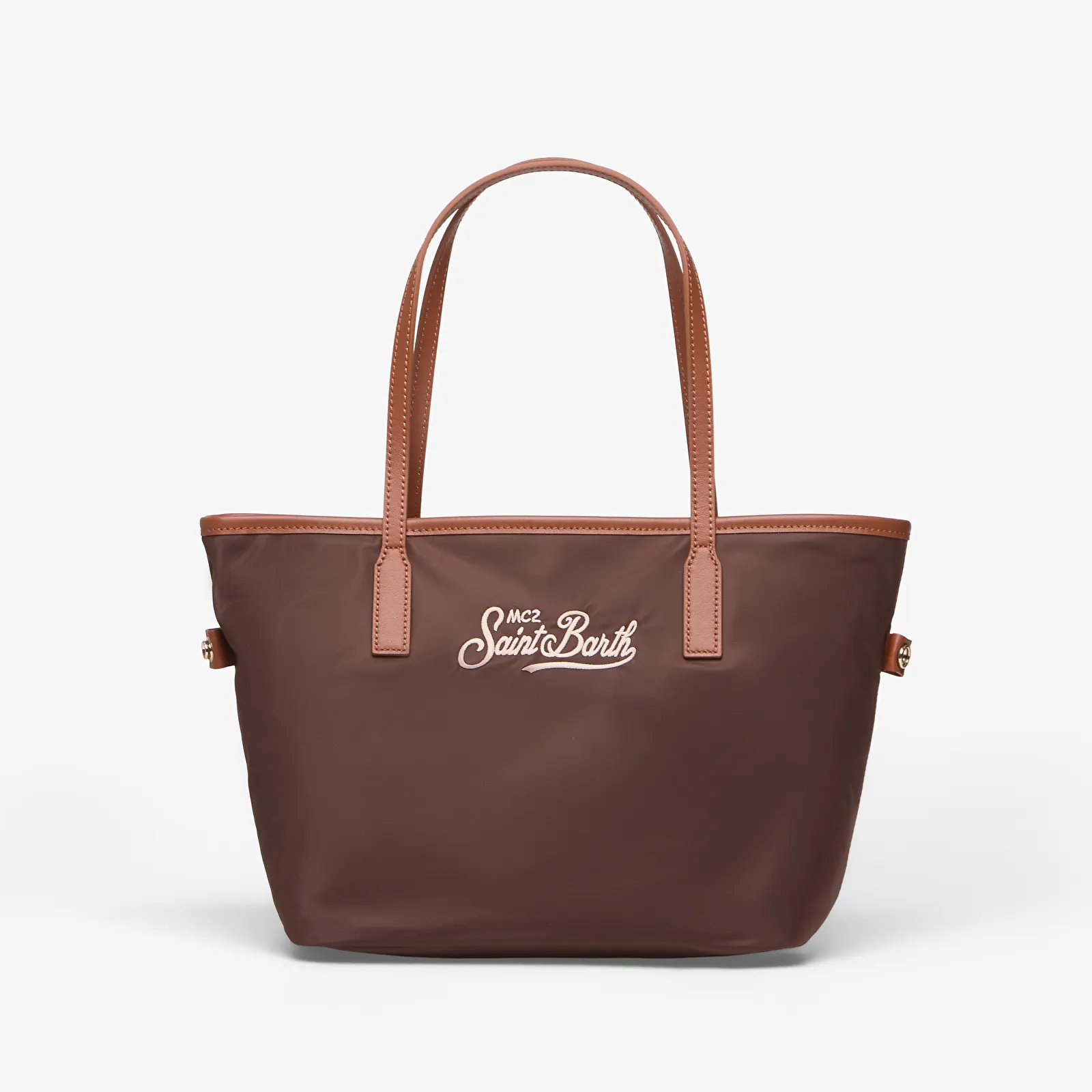 Handtassen MC2 Saint Barth City Bag Mid Nylon Brown