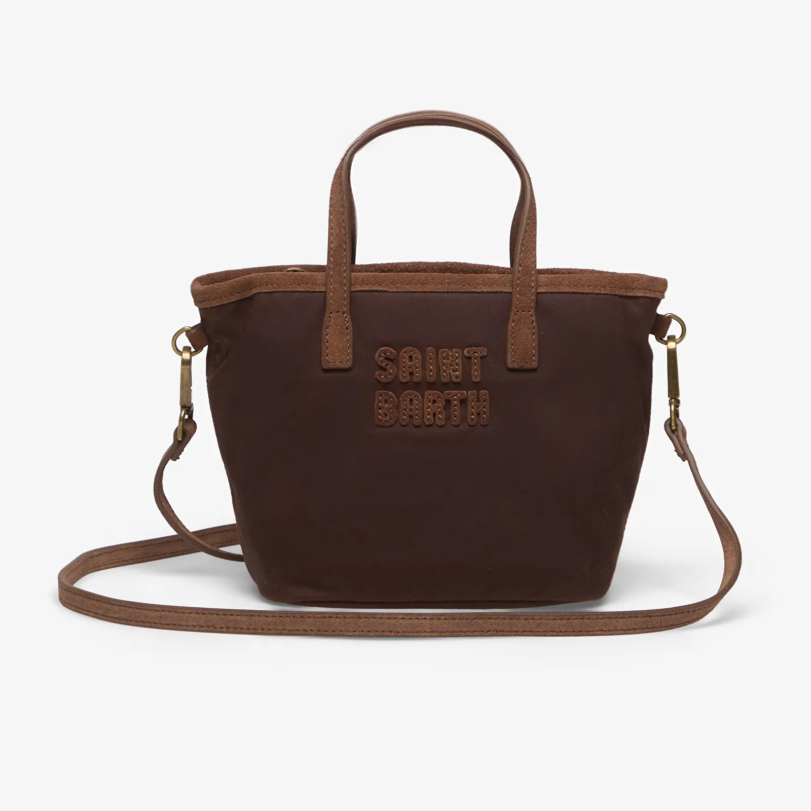 Handtassen MC2 Saint Barth City Bag Mini Wax Brown