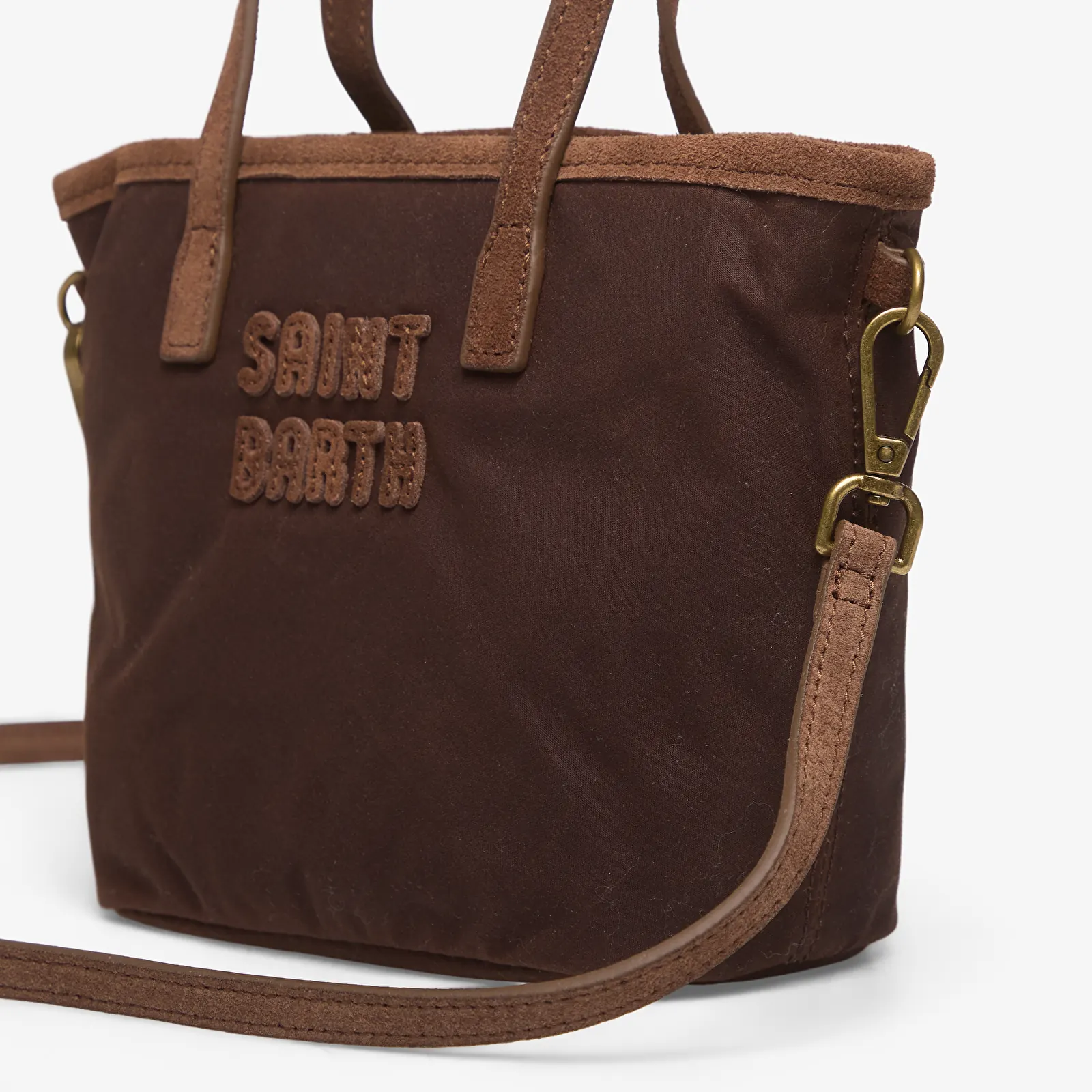 Handtassen MC2 Saint Barth City Bag Mini Wax Brown