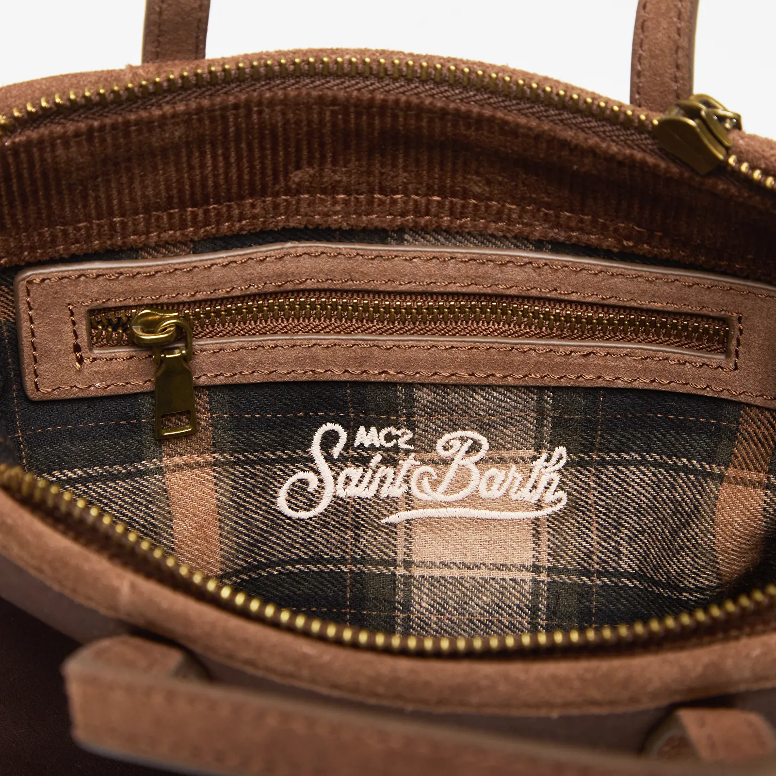 Handtassen MC2 Saint Barth City Bag Mini Wax Brown