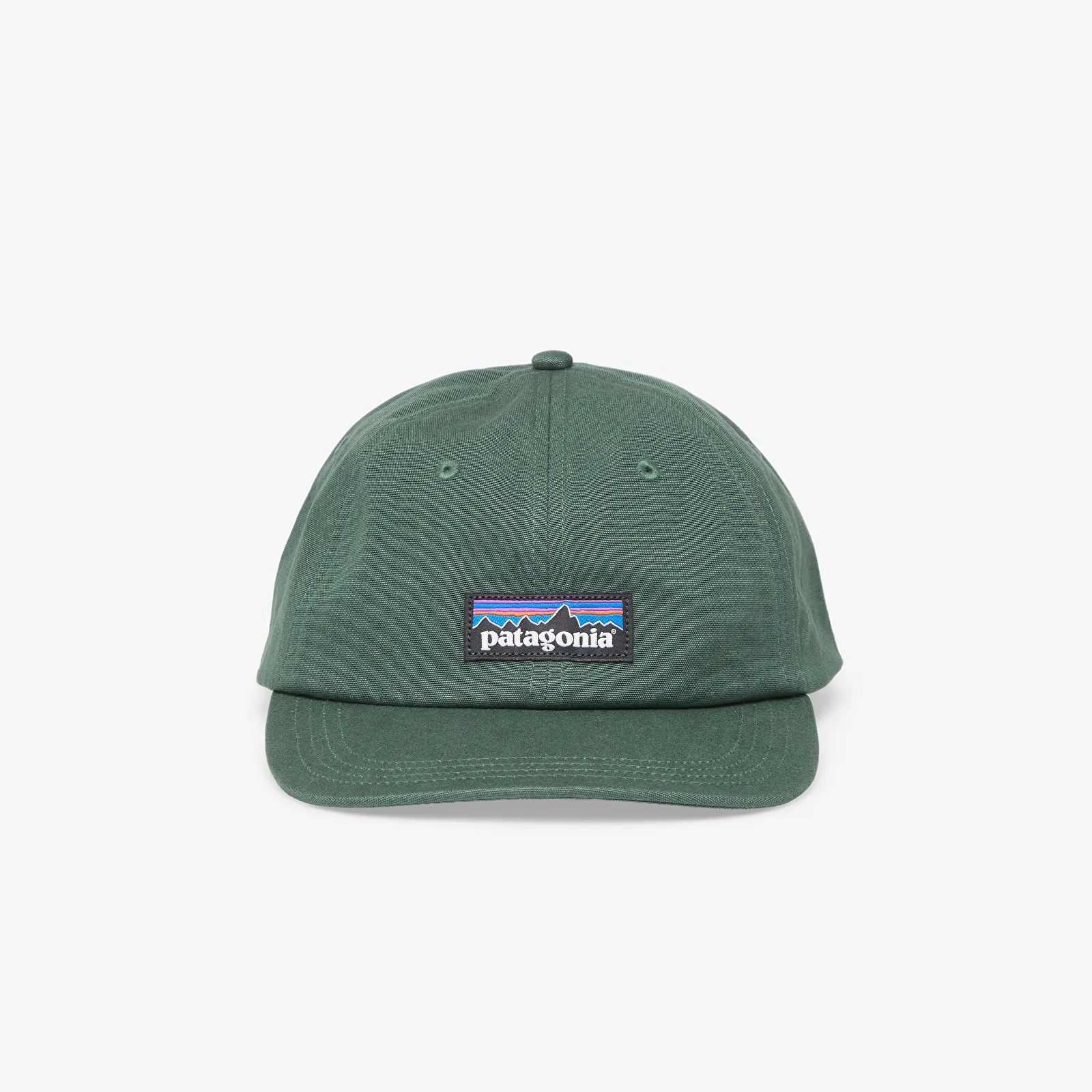 Kšiltovky Patagonia P-6 Label Trad Cap Canopy Green