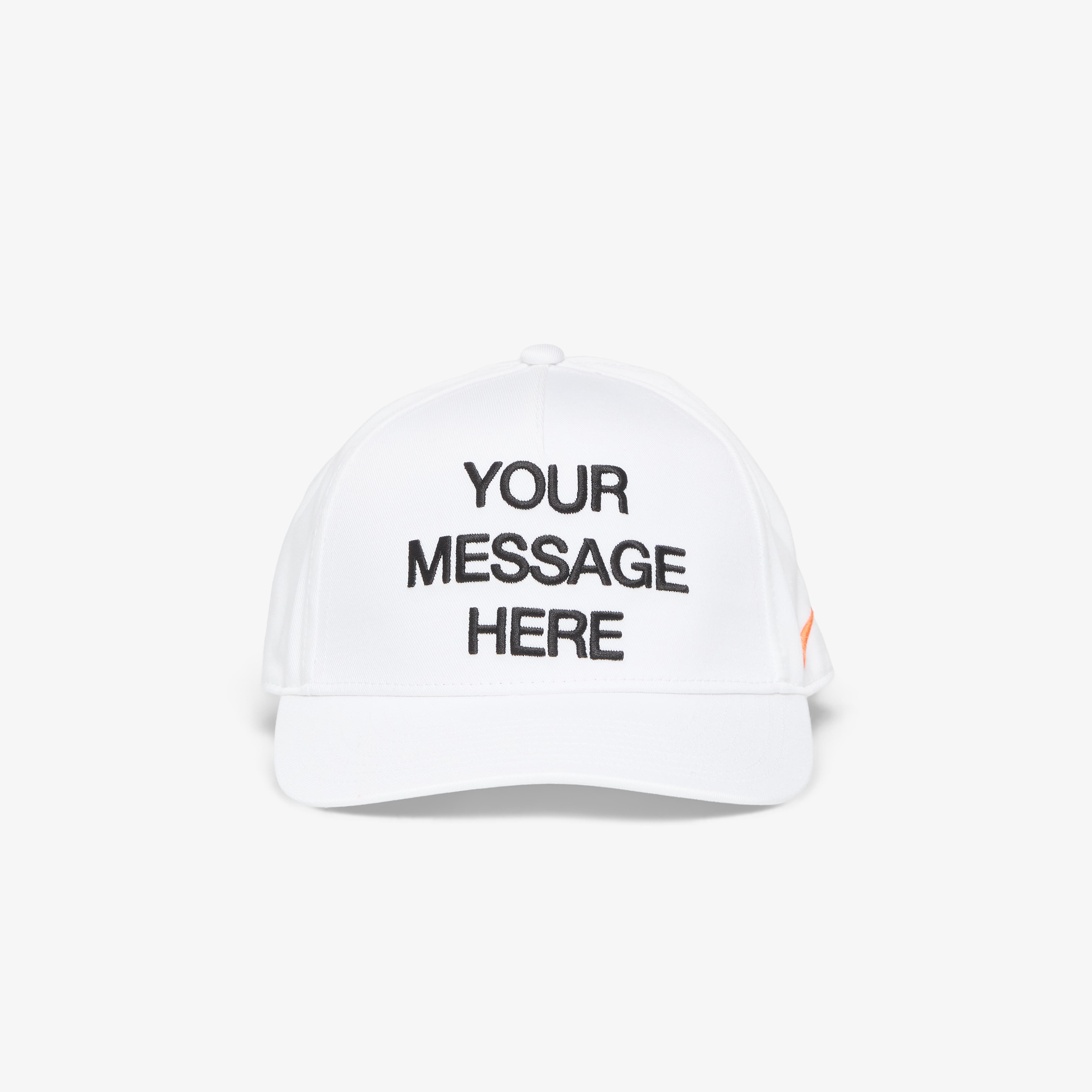 Шапка Nike Rise Structured A-Frame Cap White/ Black/ Safety Orange S/M