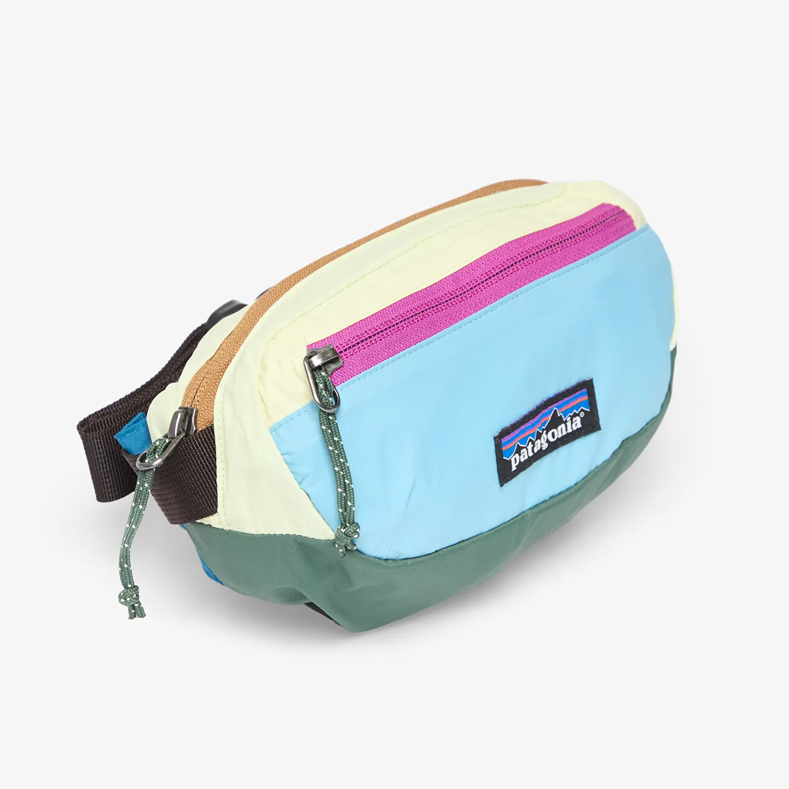 Kidney Packs Patagonia Terravia Mini Hip Pack Patchwork: Snowmelt Blue