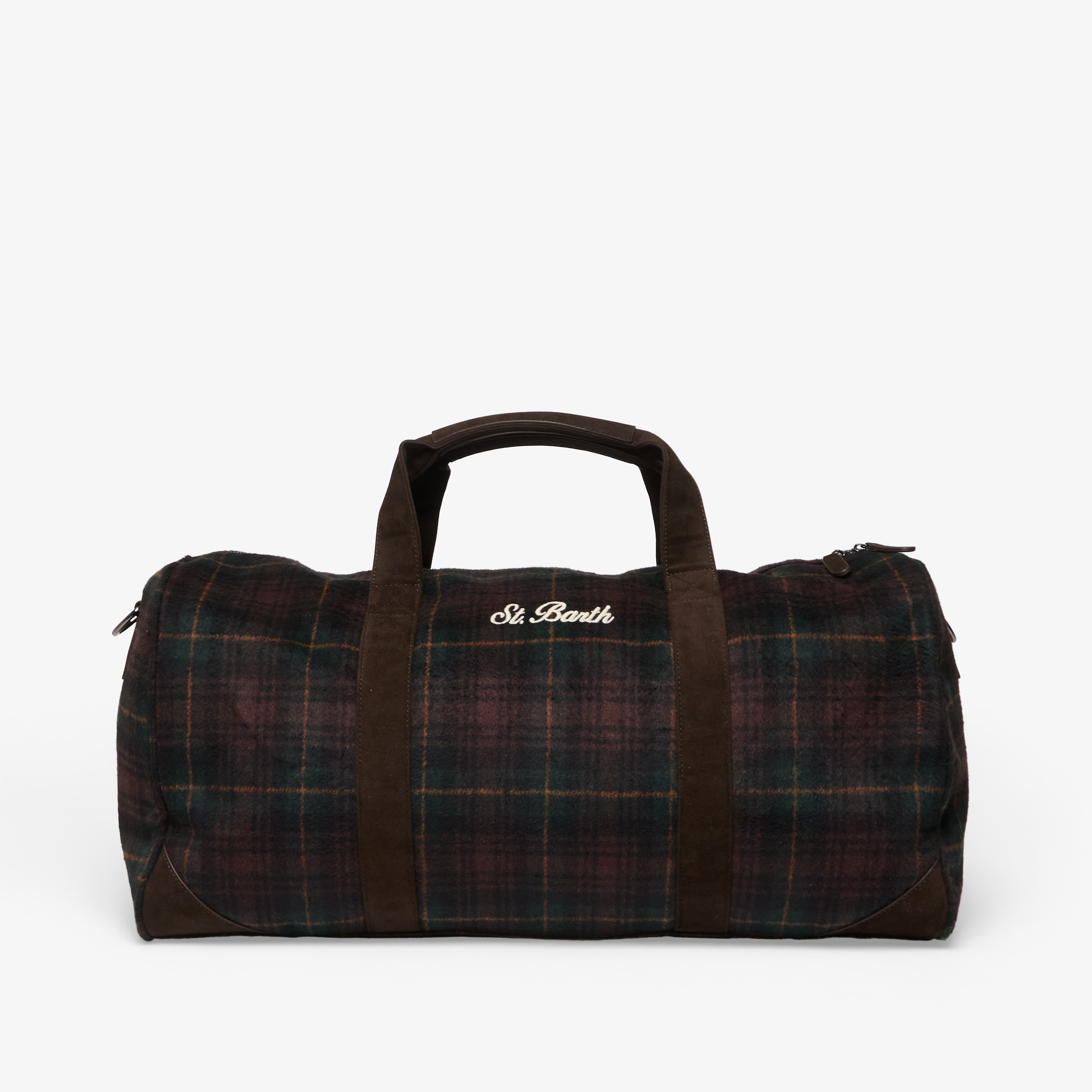 MC2 Saint Barth Jetleg Wool Duffle Bag Tartan Universal