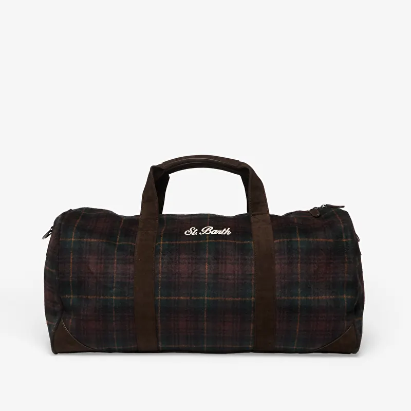 Veske MC2 Saint Barth Jetleg Wool Duffle Bag Tartan