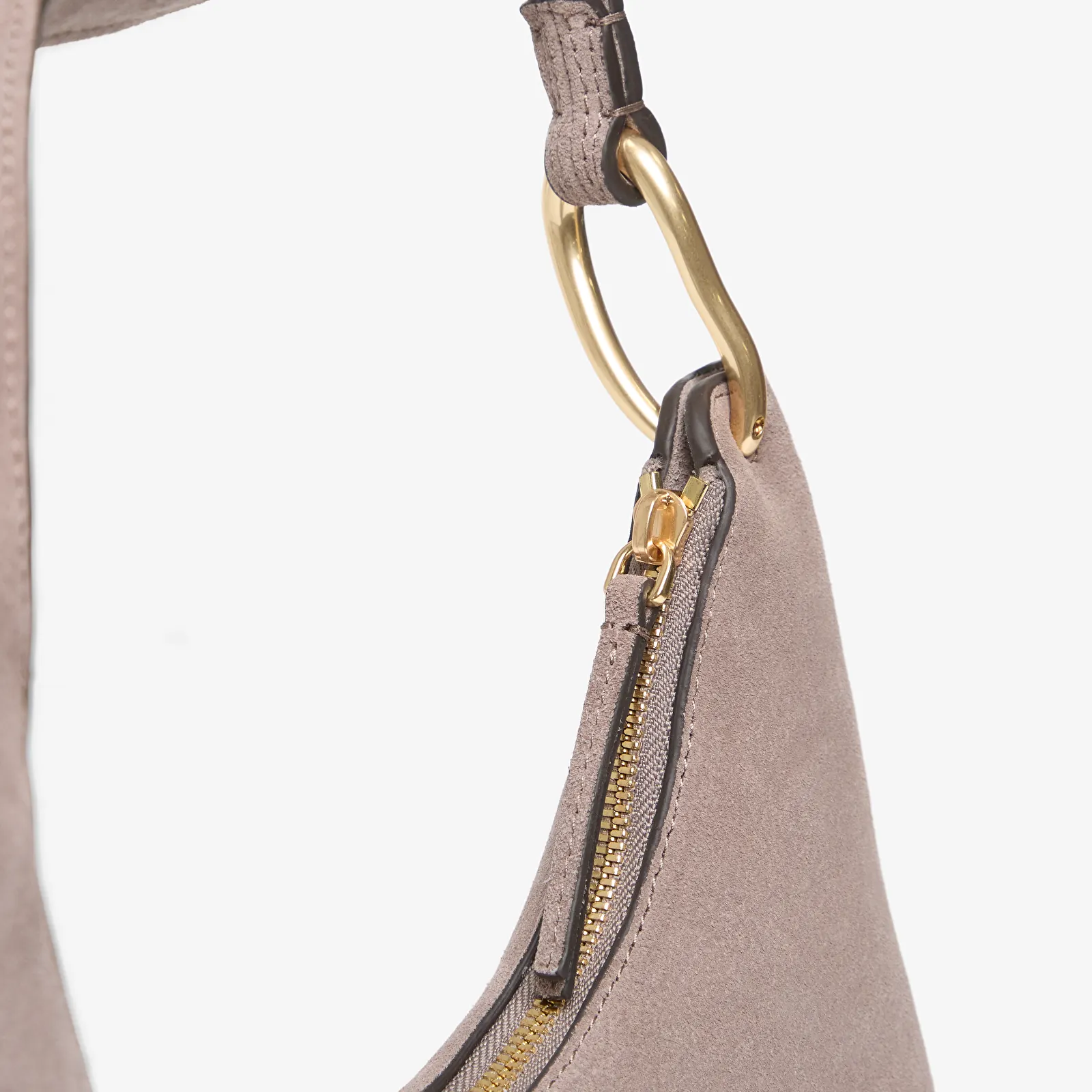 Håndtasker til kvinder Calvin Klein Slouchy Suede Should Brown