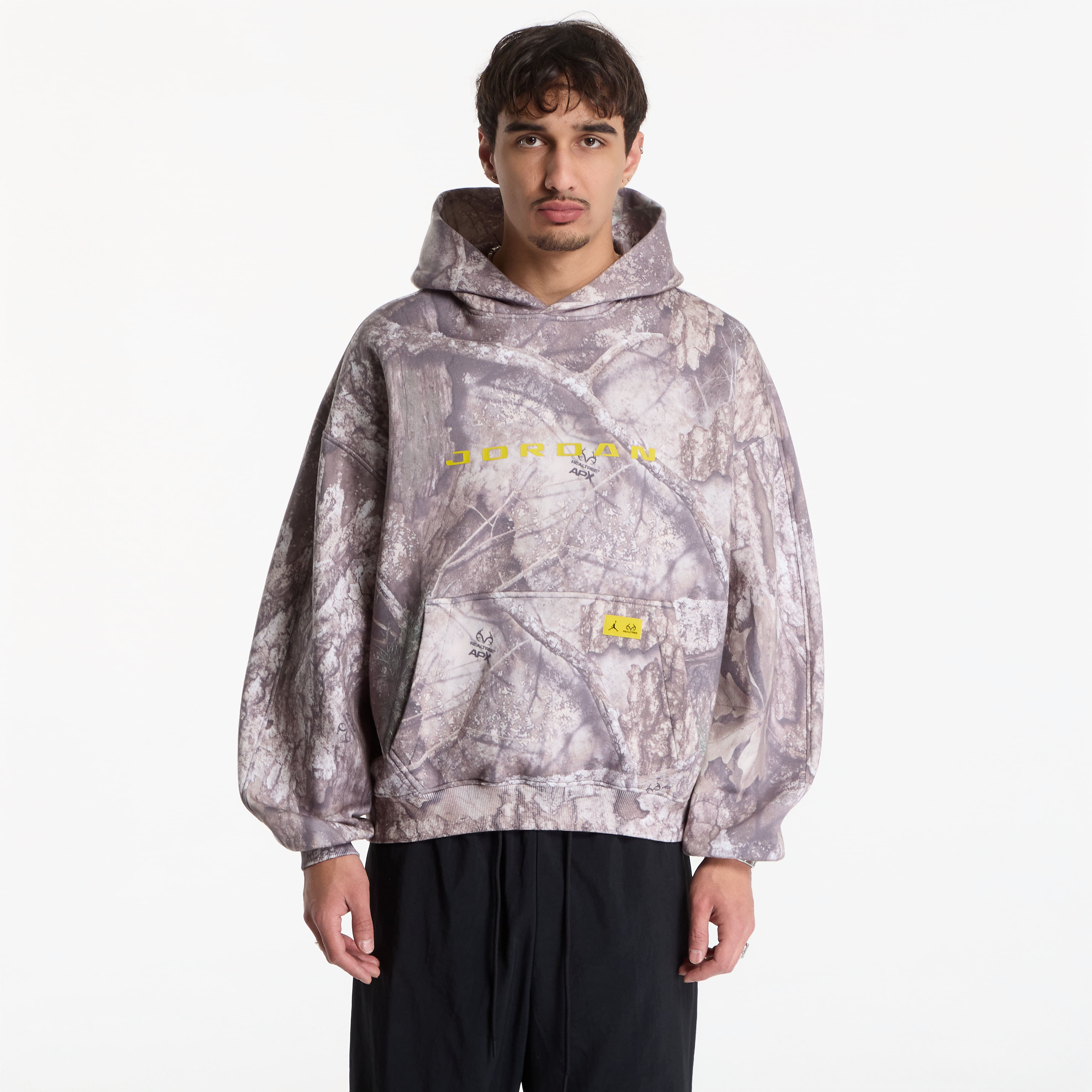 Суитшърт Jordan Brooklyn Realtree Fleece Pullover Hoodie White/ Bright Citron XL