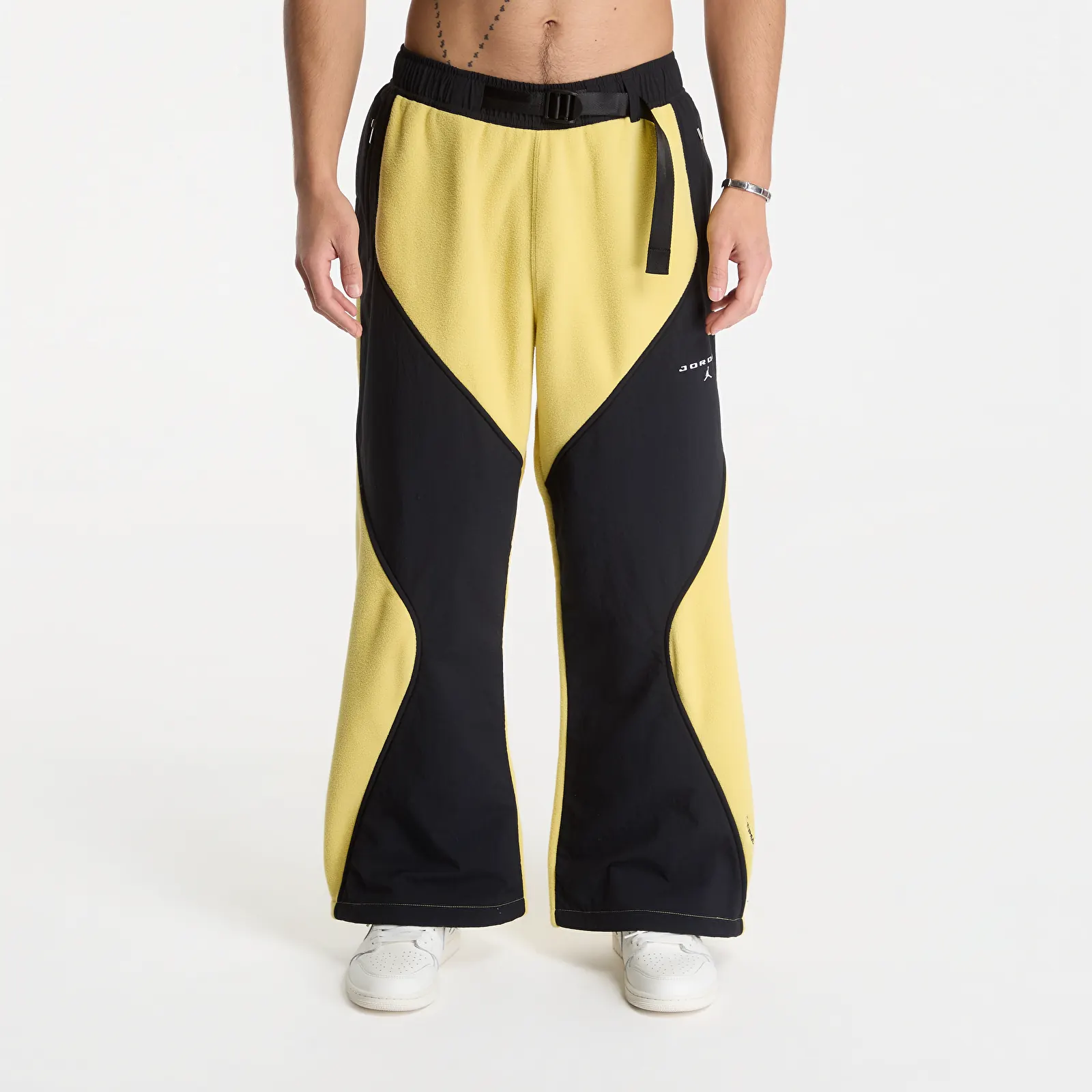 Мужские штаны Jordan Flight Mountainside Fleece Pants Celery/ Black/ White