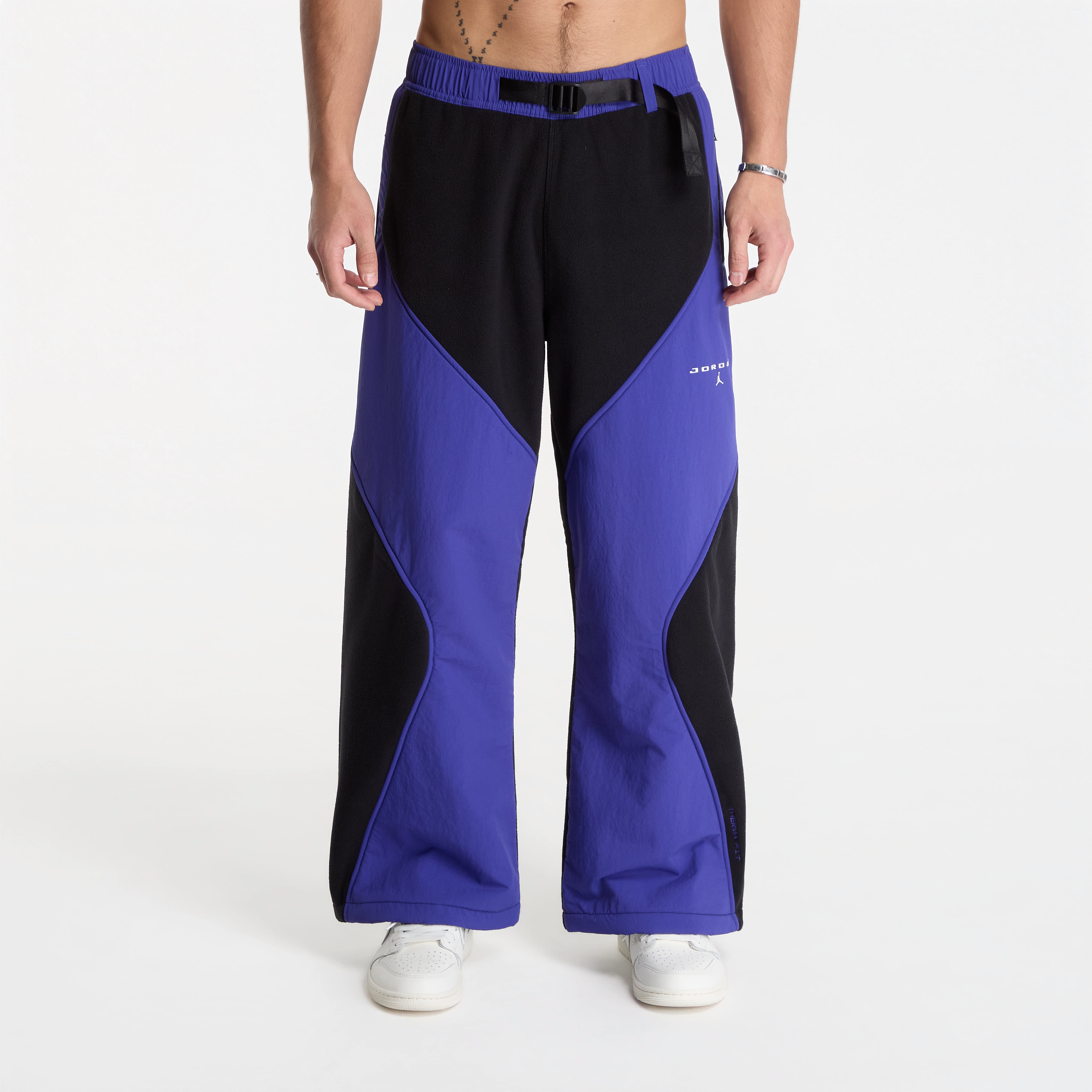 Панталони Jordan Flight Mountainside Fleece Pants Black/ Light Concord/ White M