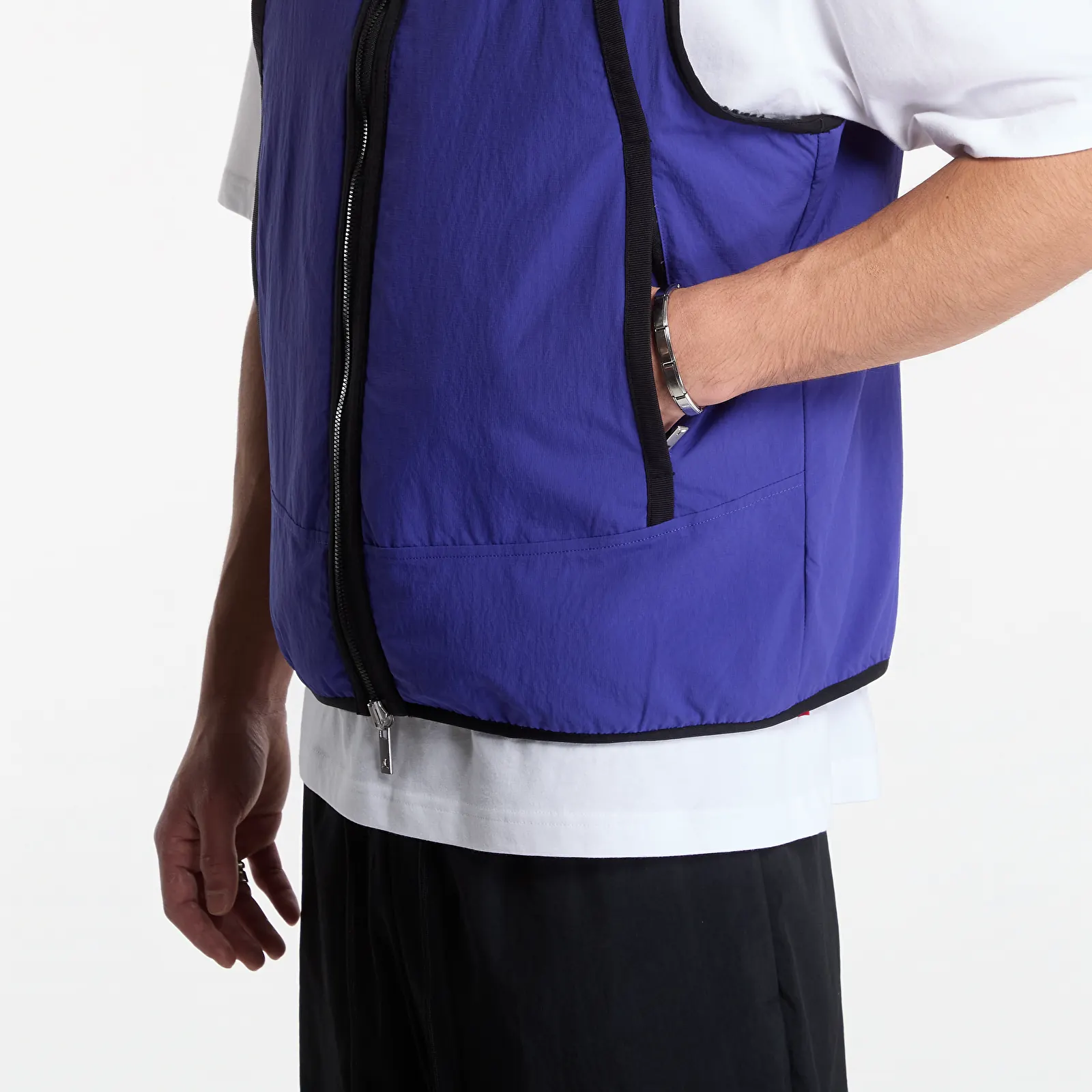 Moški jopiči Jordan Flight Mountainside Vest Black/ Light Concord/ White