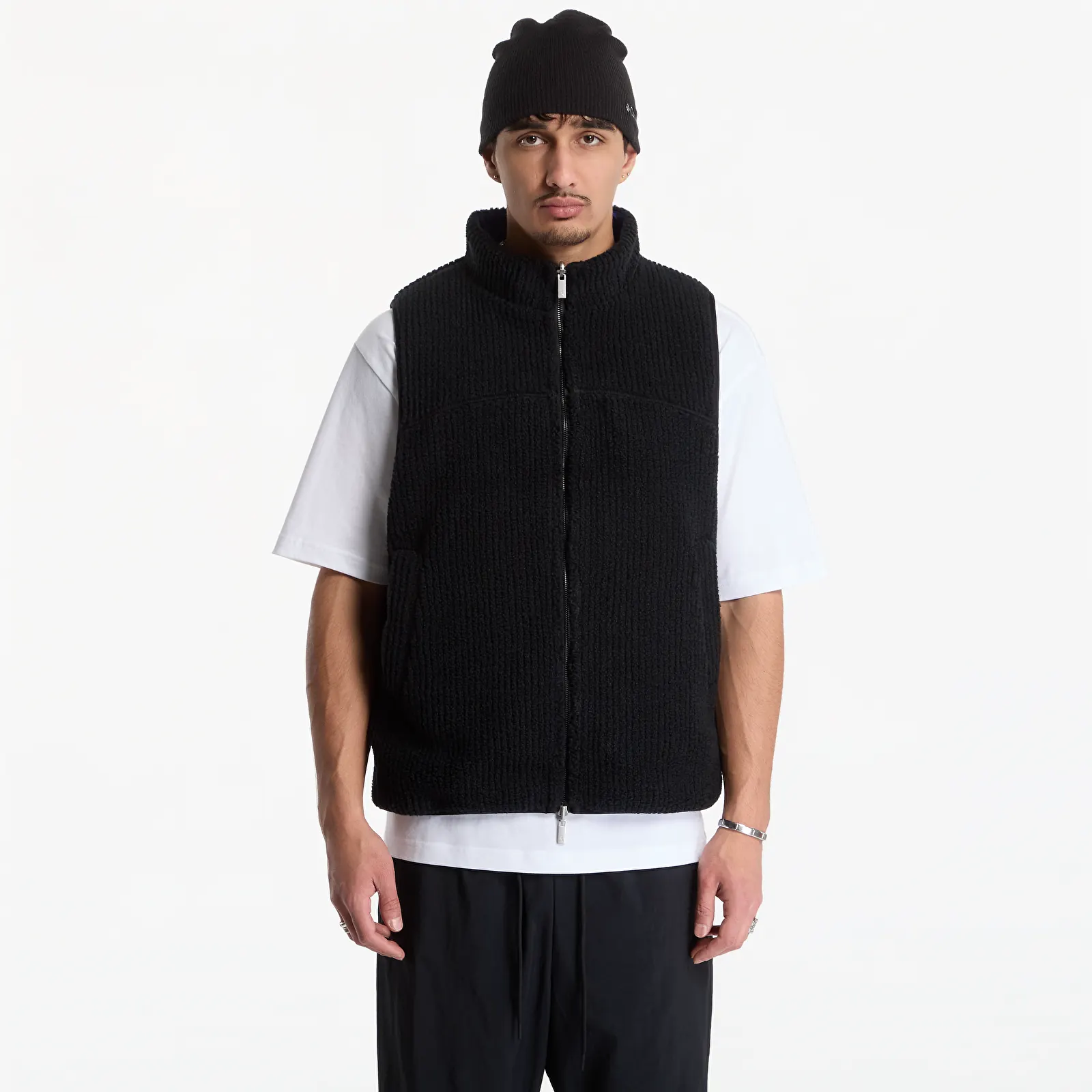 Moški jopiči Jordan Flight Mountainside Vest Black/ Light Concord/ White