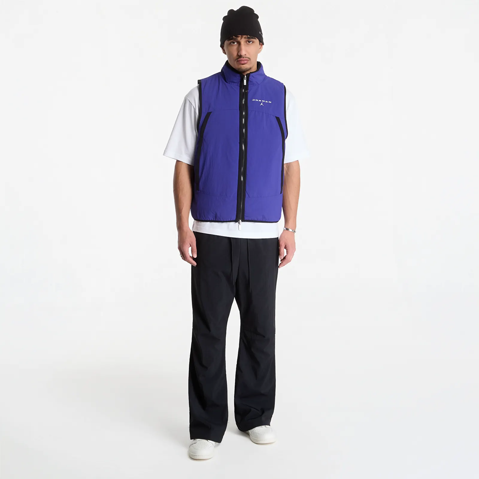 Moški jopiči Jordan Flight Mountainside Vest Black/ Light Concord/ White
