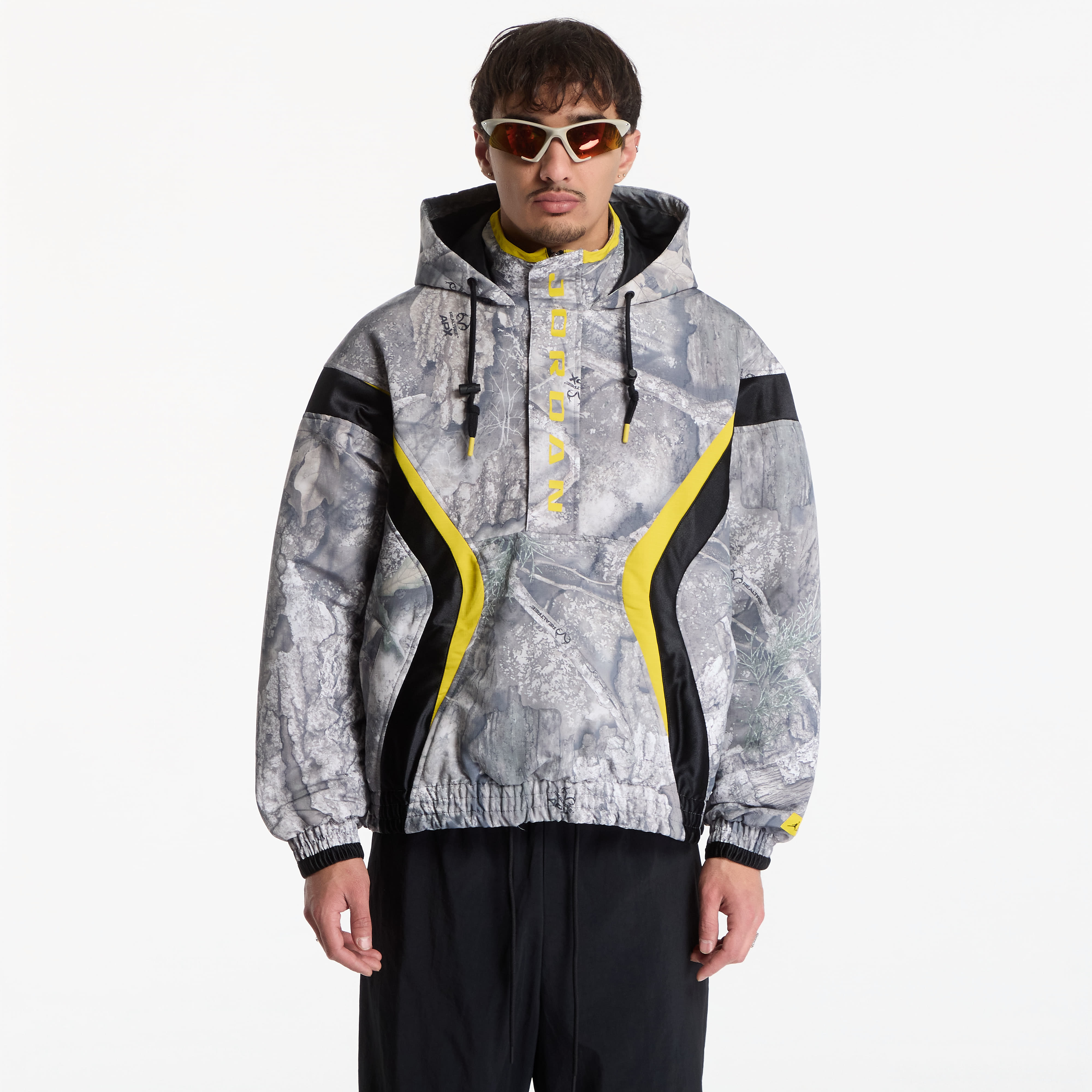 Яке Jordan Brooklyn Realtree Jacket White/ Black/ Bright Citron S
