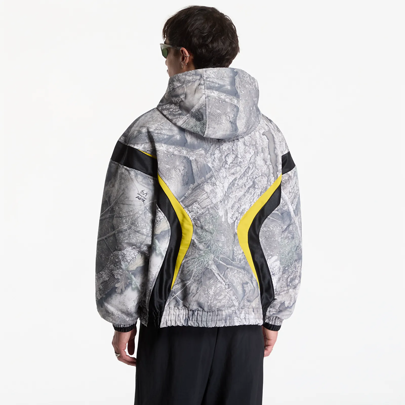 Vīriešu jakas Jordan Brooklyn Realtree Jacket White/ Black/ Bright Citron