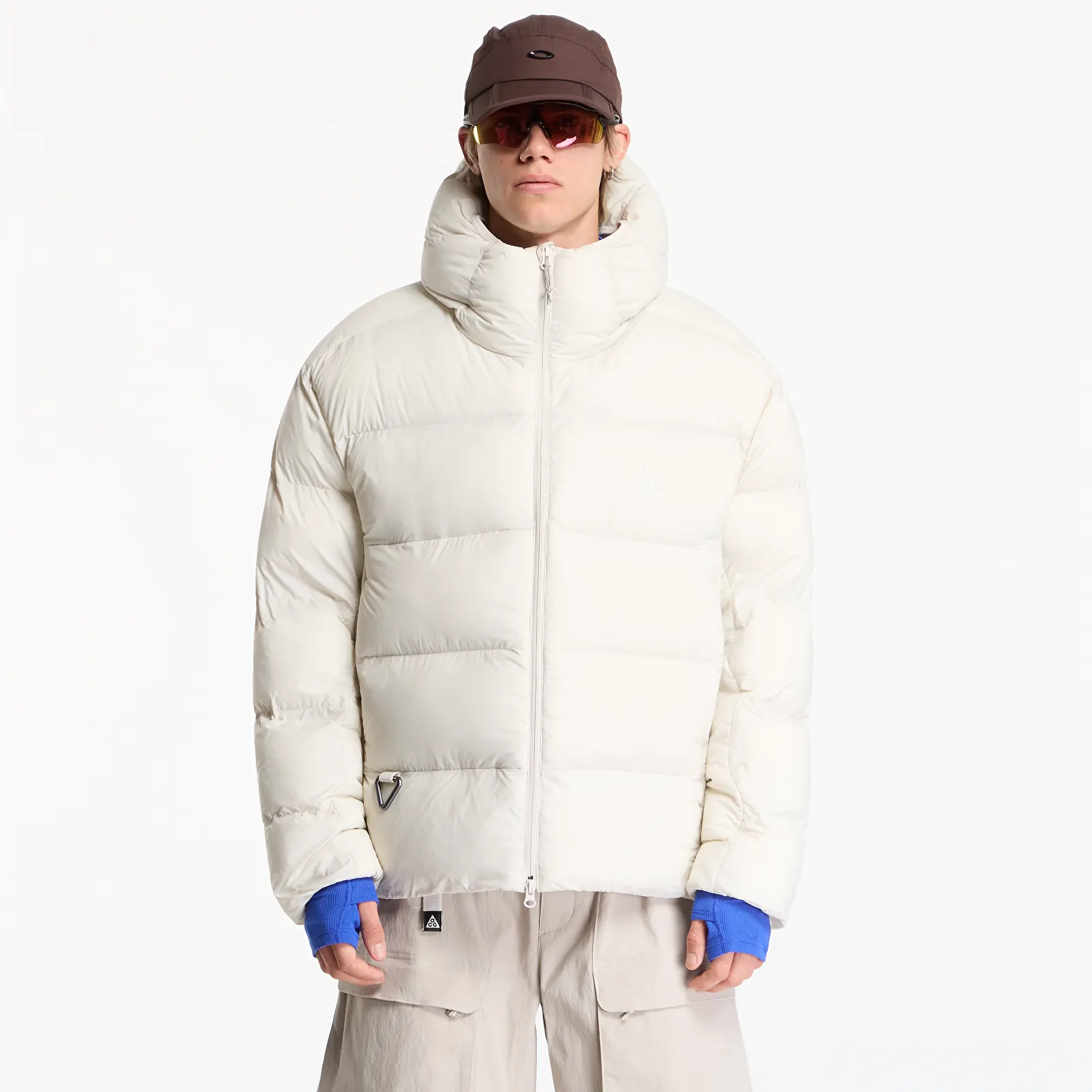 Vestes pour hommes Nike ACG Lunar Lake PrimaLoft® Therma-FIT ADV Loose Hooded Jacket Lt Orewood Brn/ Summit White