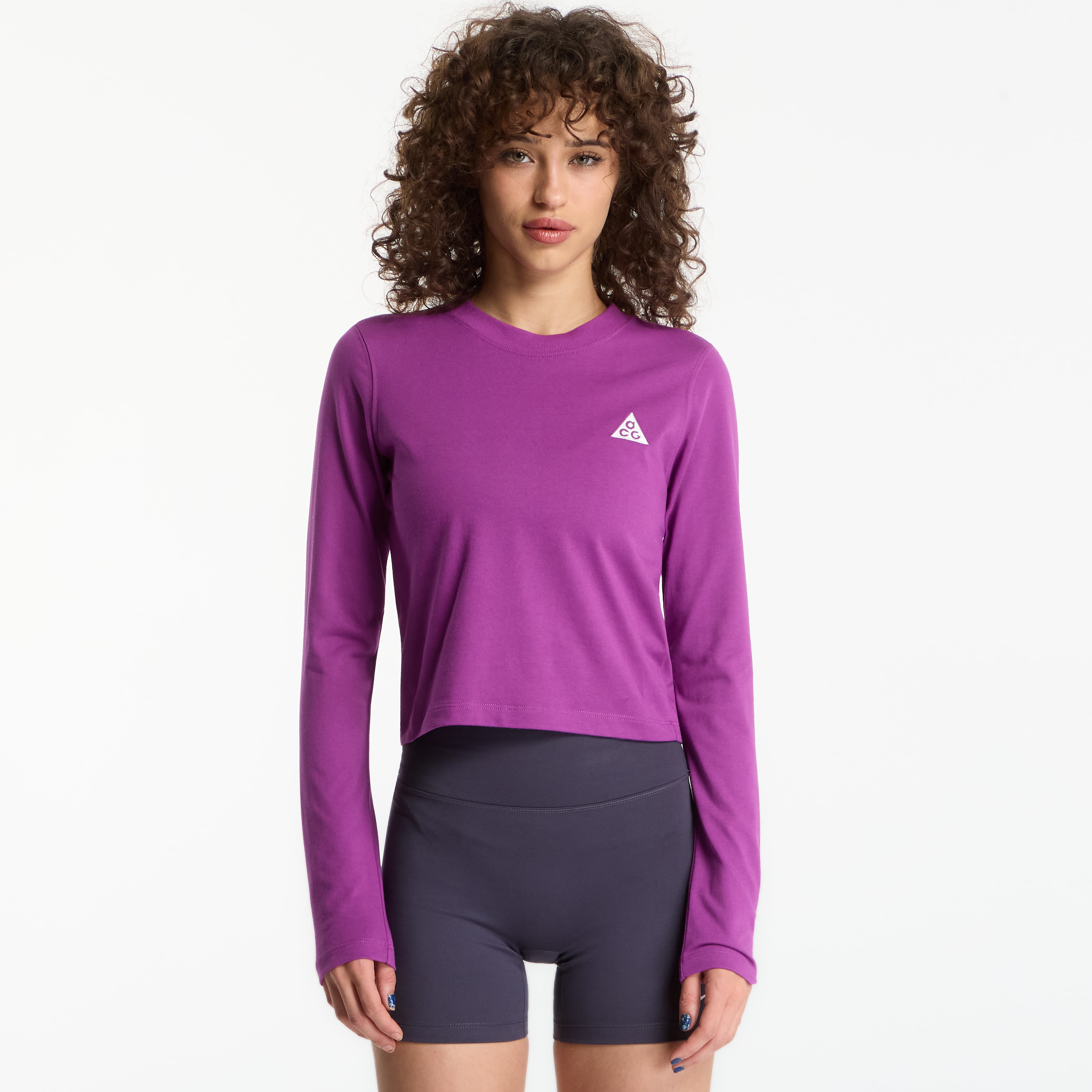 Тениска Nike ACG Dri-FIT Long-Sleeve Top Bold Berry/ Summit White M