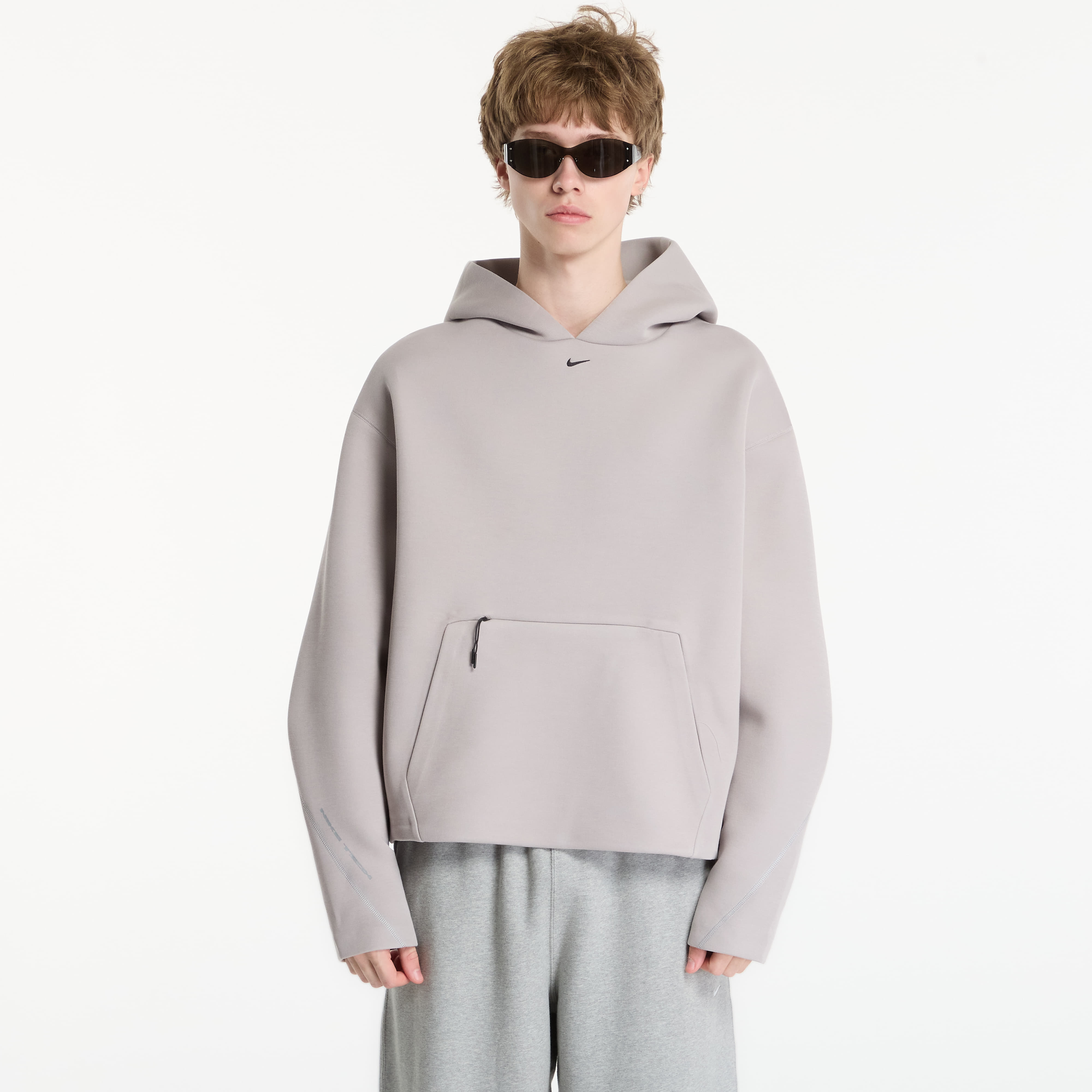 Суитшърт Nike Tech Fleece Pullover Hoodie College Grey/ Black M