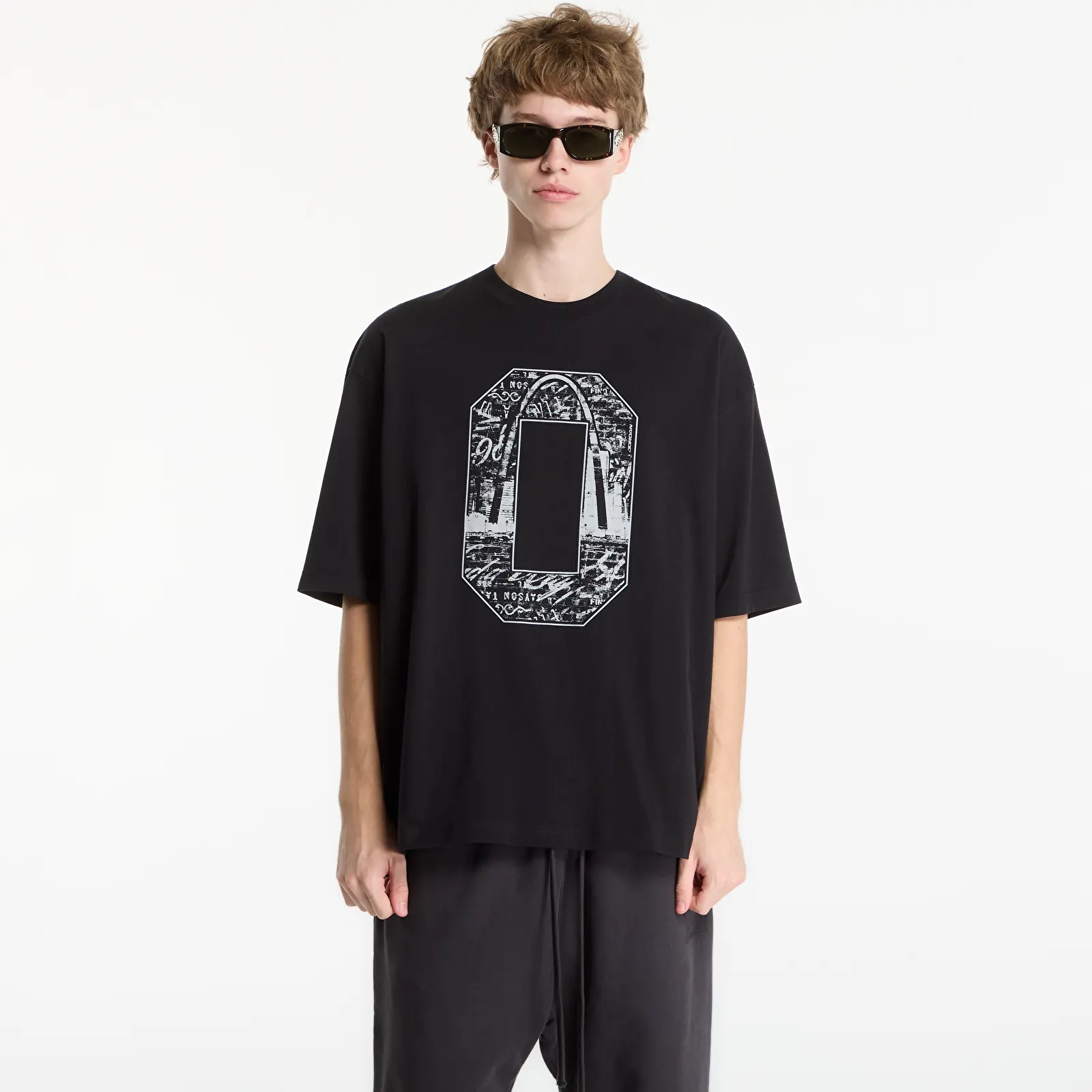 Magliette da uomo Jordan Tatum Sport Dri-FIT Basketball T-Shirt Black/ Lt Smoke Grey/ Infrared 23
