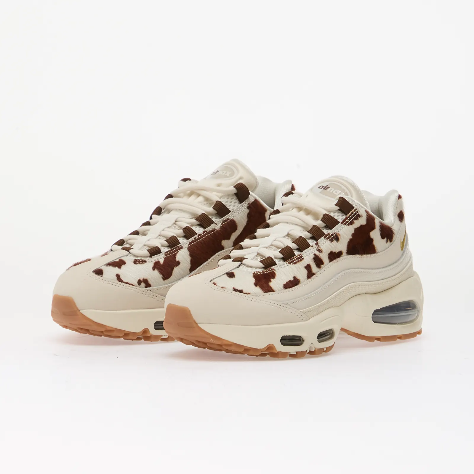 Damen-Turnschuhe Nike Air Max 95 Big Bubble Premium Phantom/ Metallic Gold-Cacao Wow