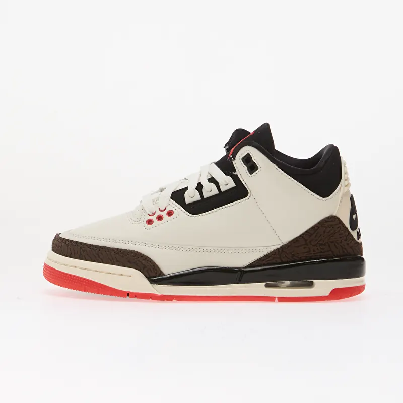 Air Jordan 3 Kids "World's Best" Sail/ Black-University Red-Pale Ivory