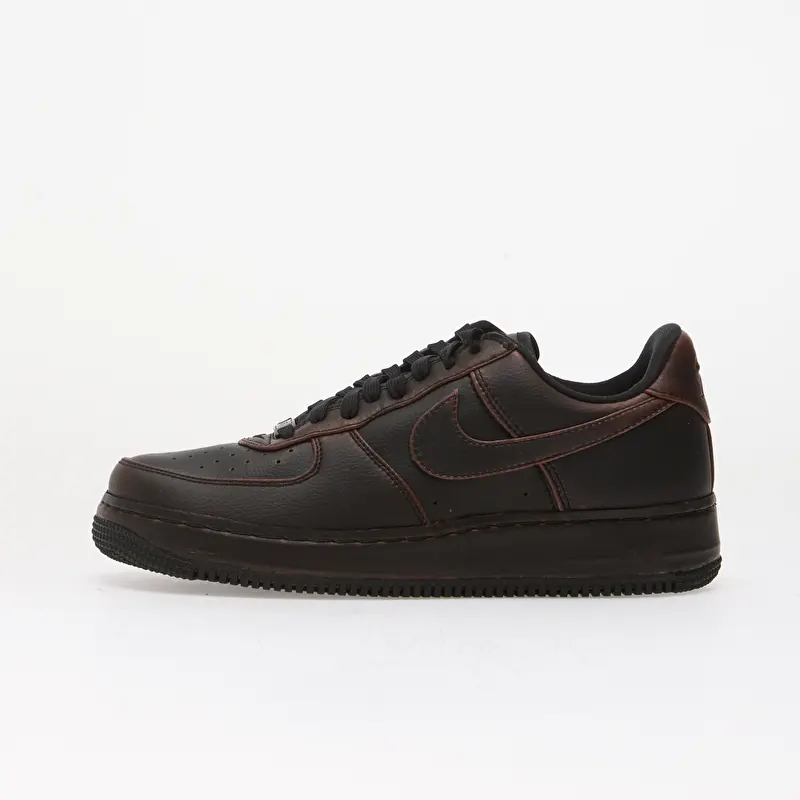Nike Air Force 1 Low Retro Premium Black/ Black-Infinite Sable-Silt Red